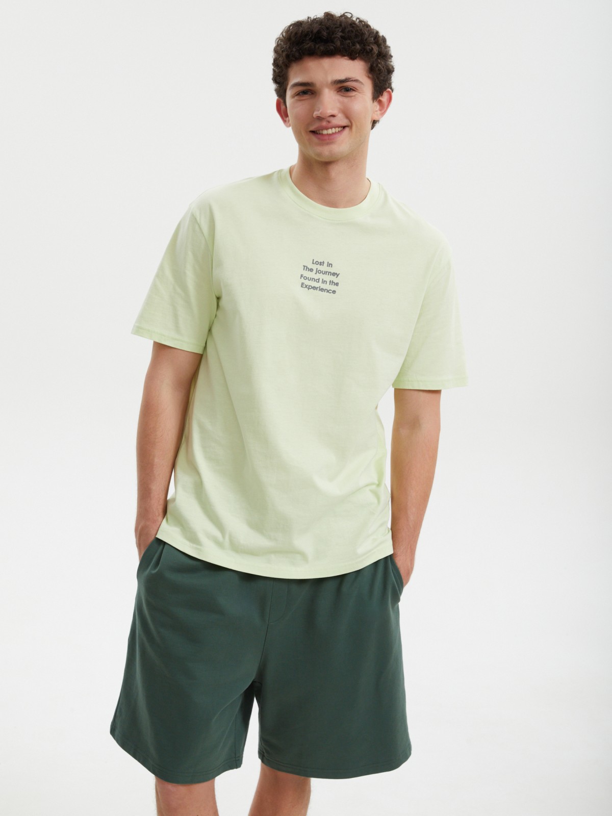 Трикотажные шорты на резинке из хлопка