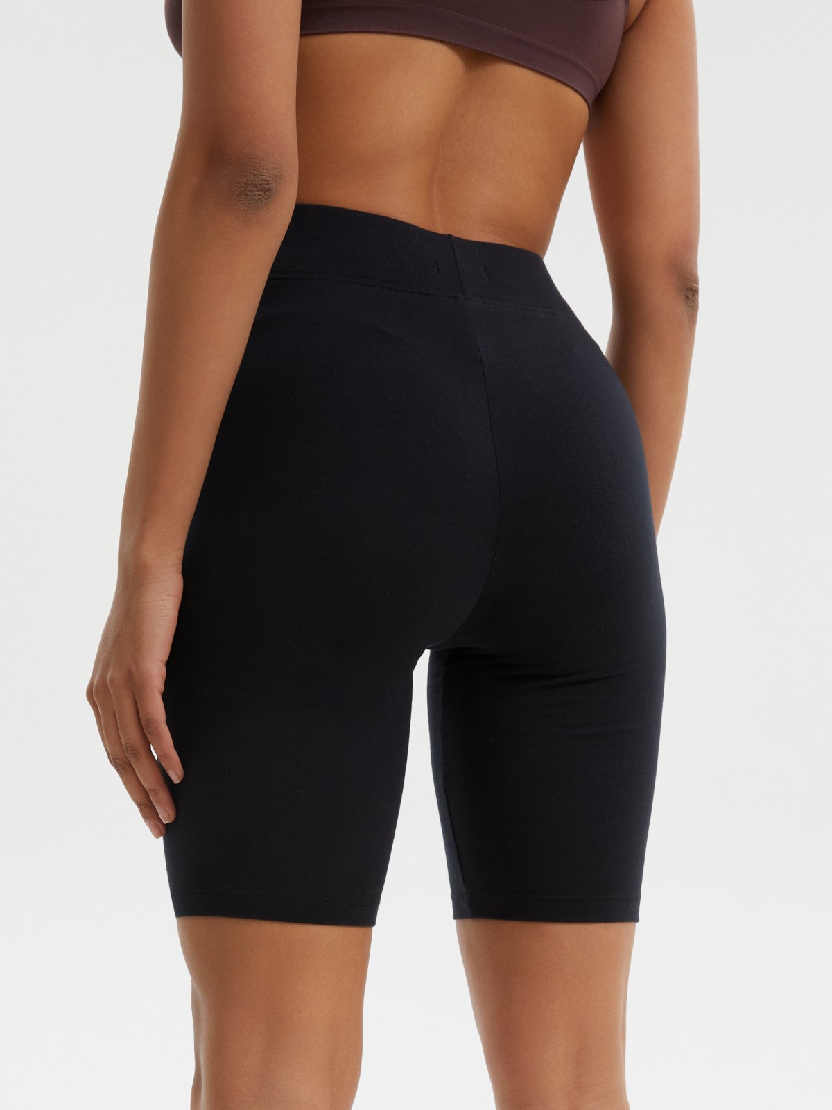 Трикотажные велосипедки из хлопка