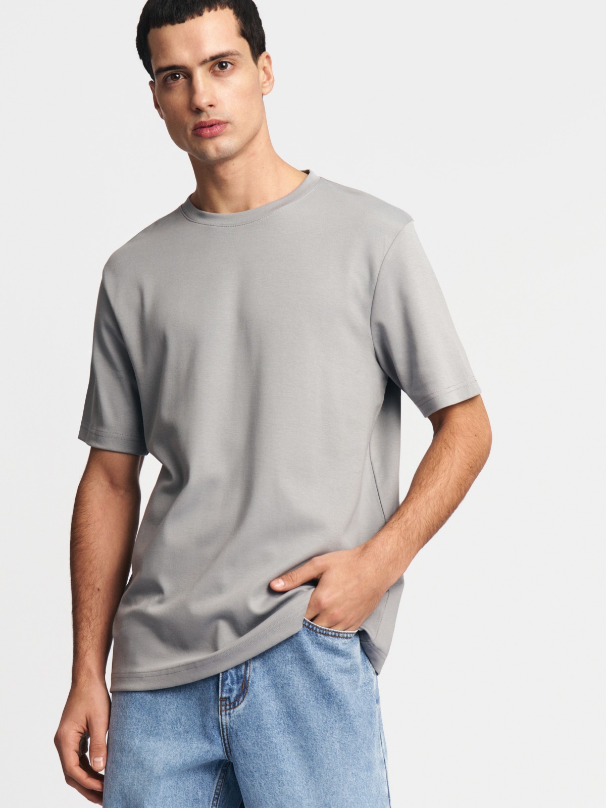 Футболка из хлопка с коротким рукавом