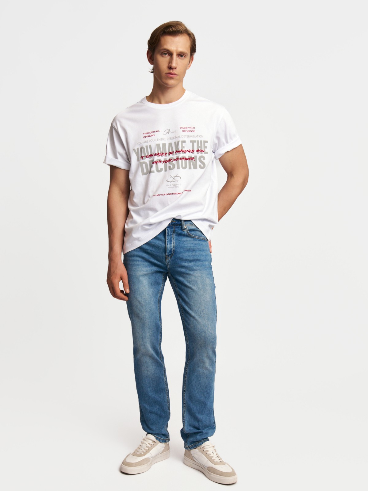 Брюки джинсовые