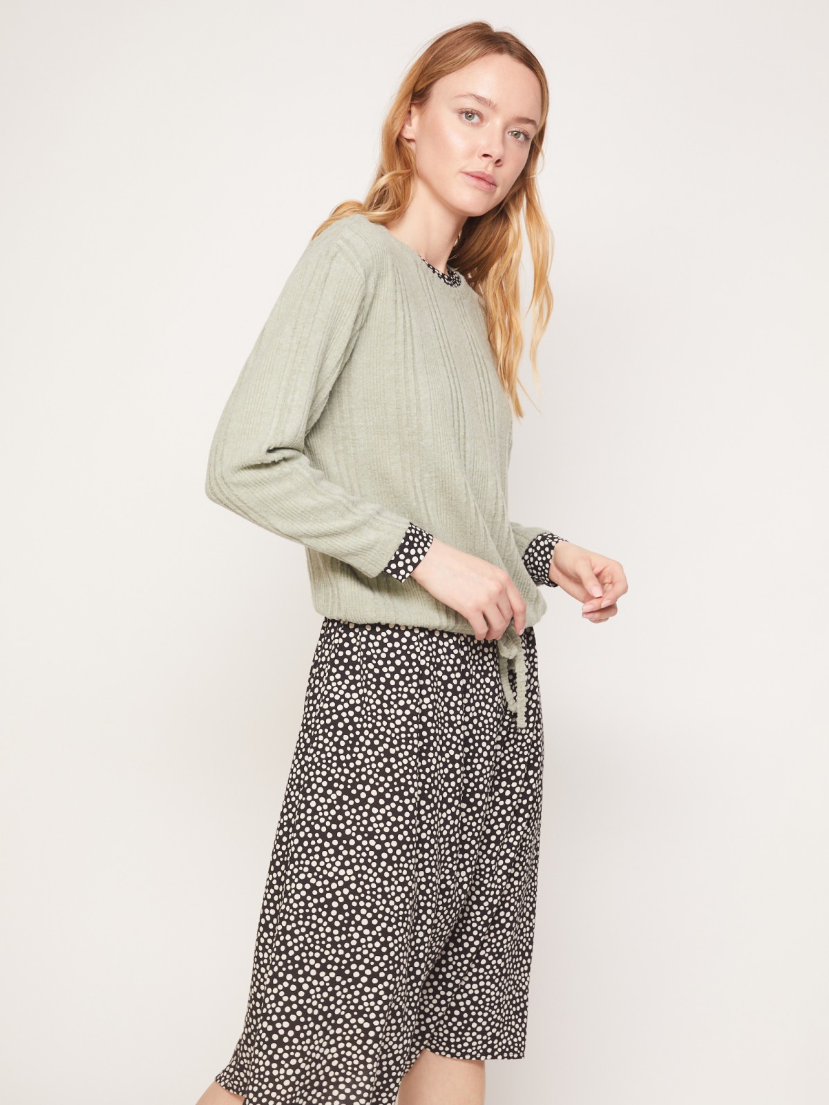 Джемпер объемного силуэта