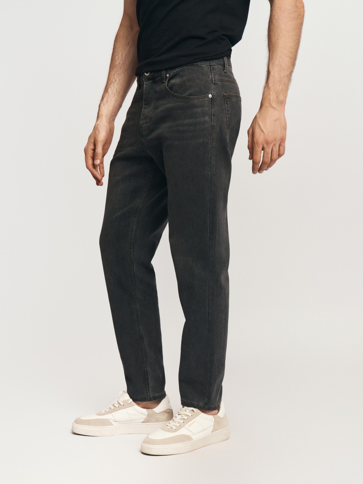 Утеплённые джинсы Carrot с начёсом