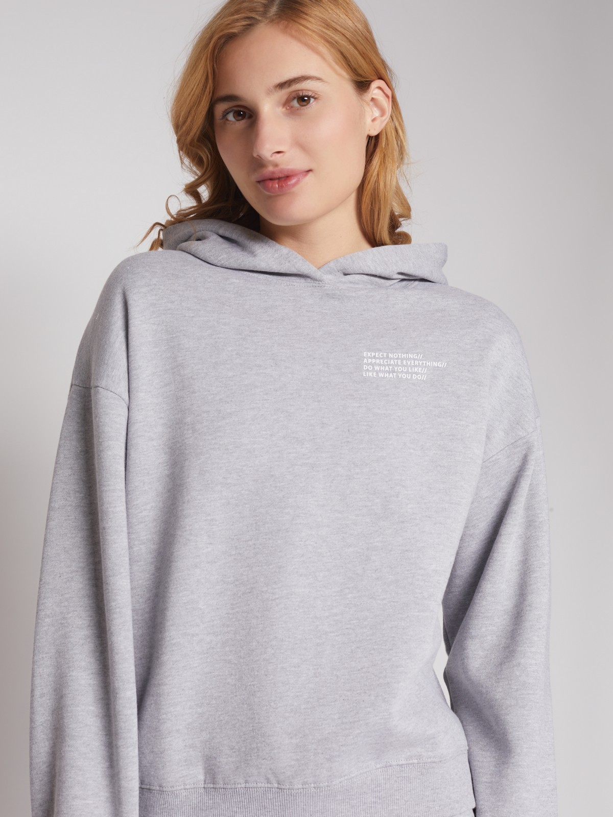 Утеплённый худи с капюшоном