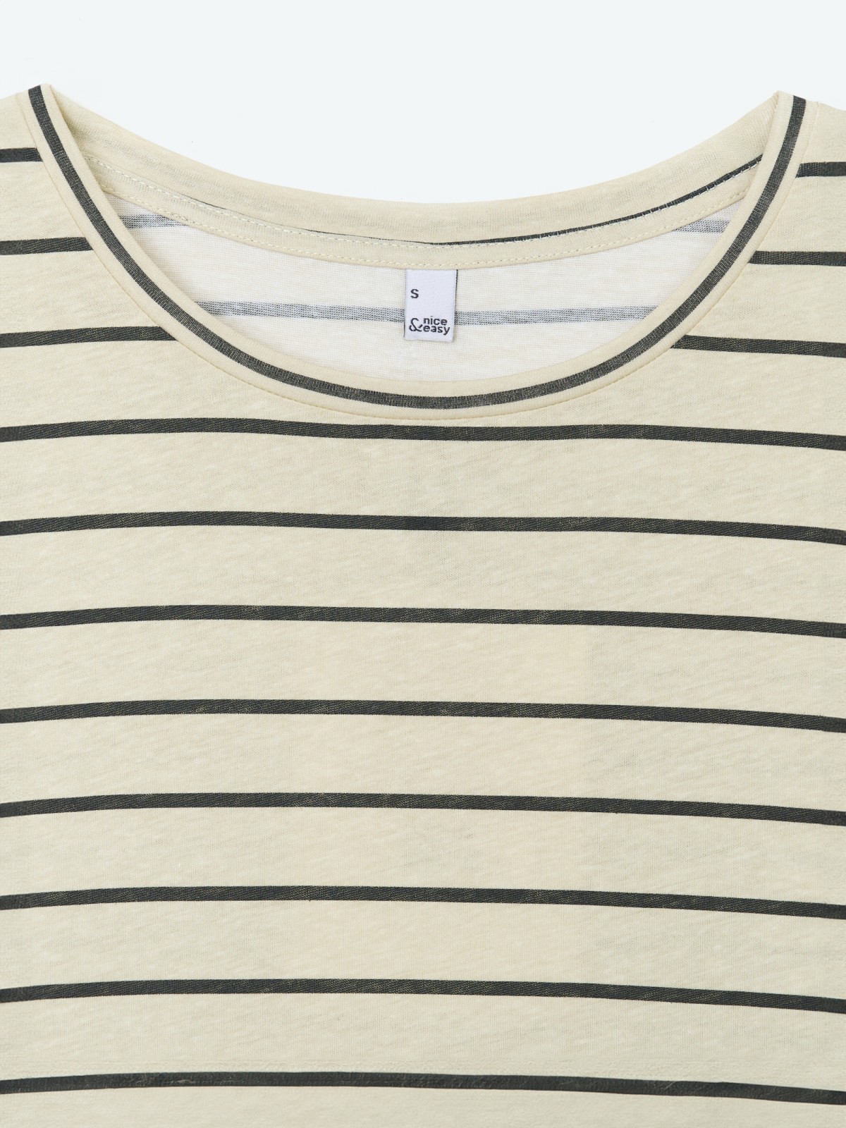 Футболка из хлопка в полоску