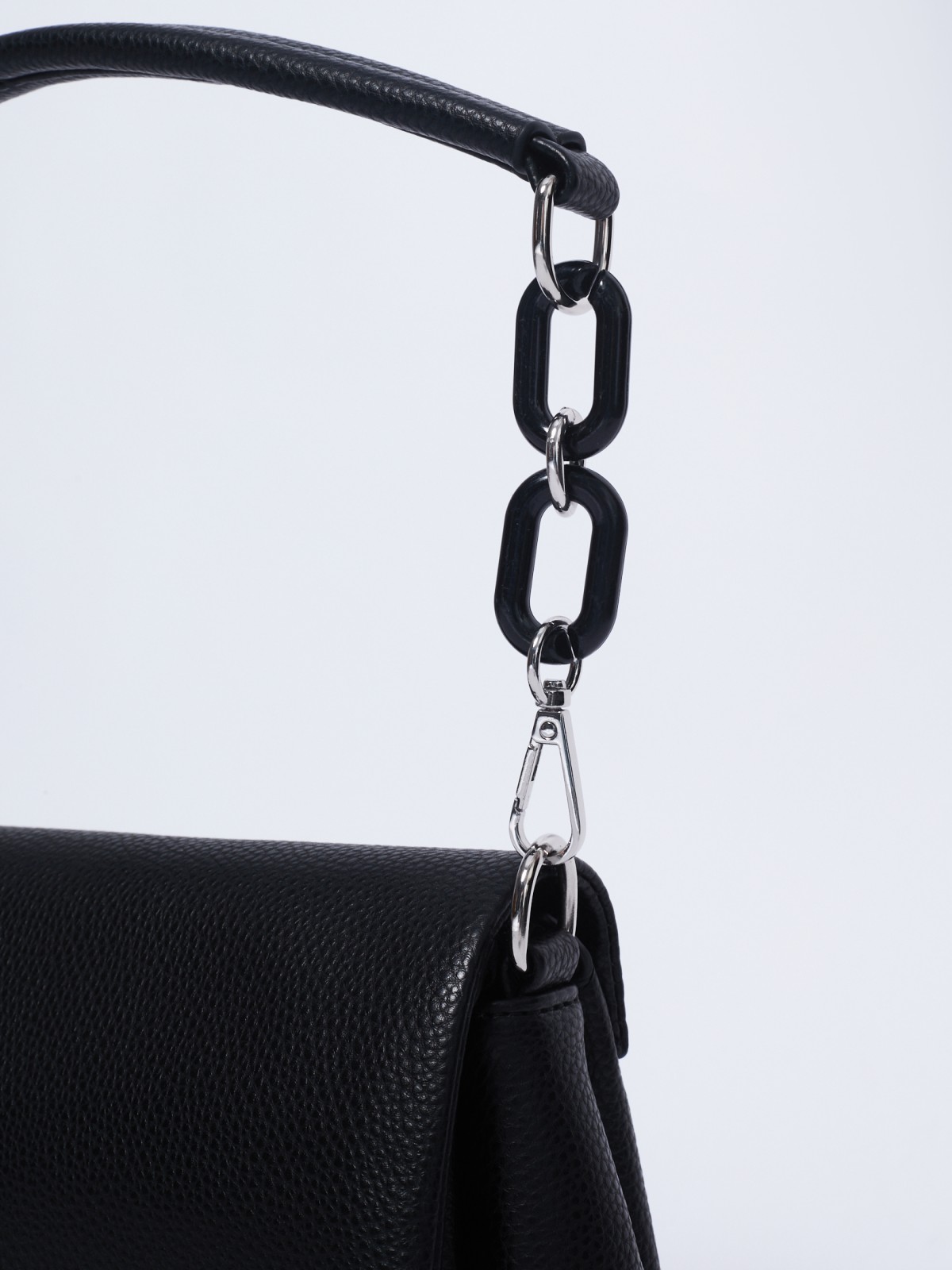 Сумка кросс-боди с ремешком на цепочке zolla 22331945J285, цвет черный, размер No_size - фото 2