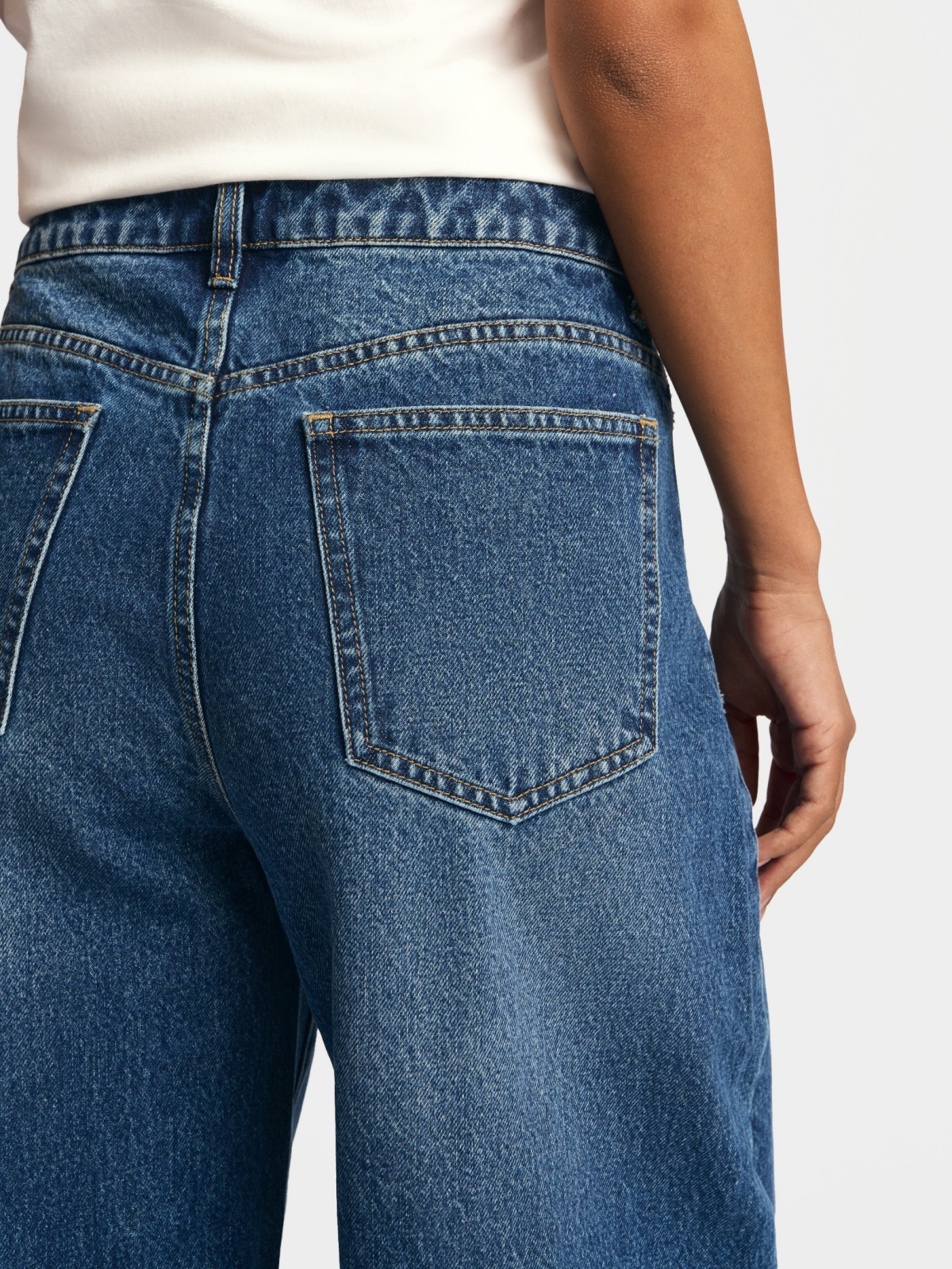 Джинсы силуэта Baloon из хлопка