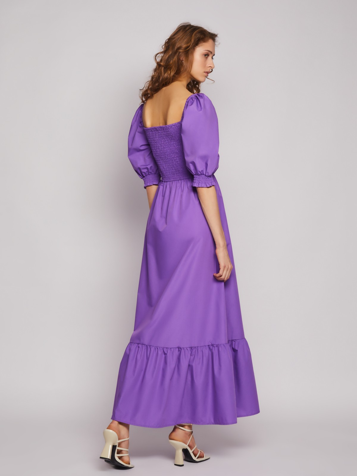 Платье zolla 023248262073, цвет фиолетовый, размер XS - фото 5