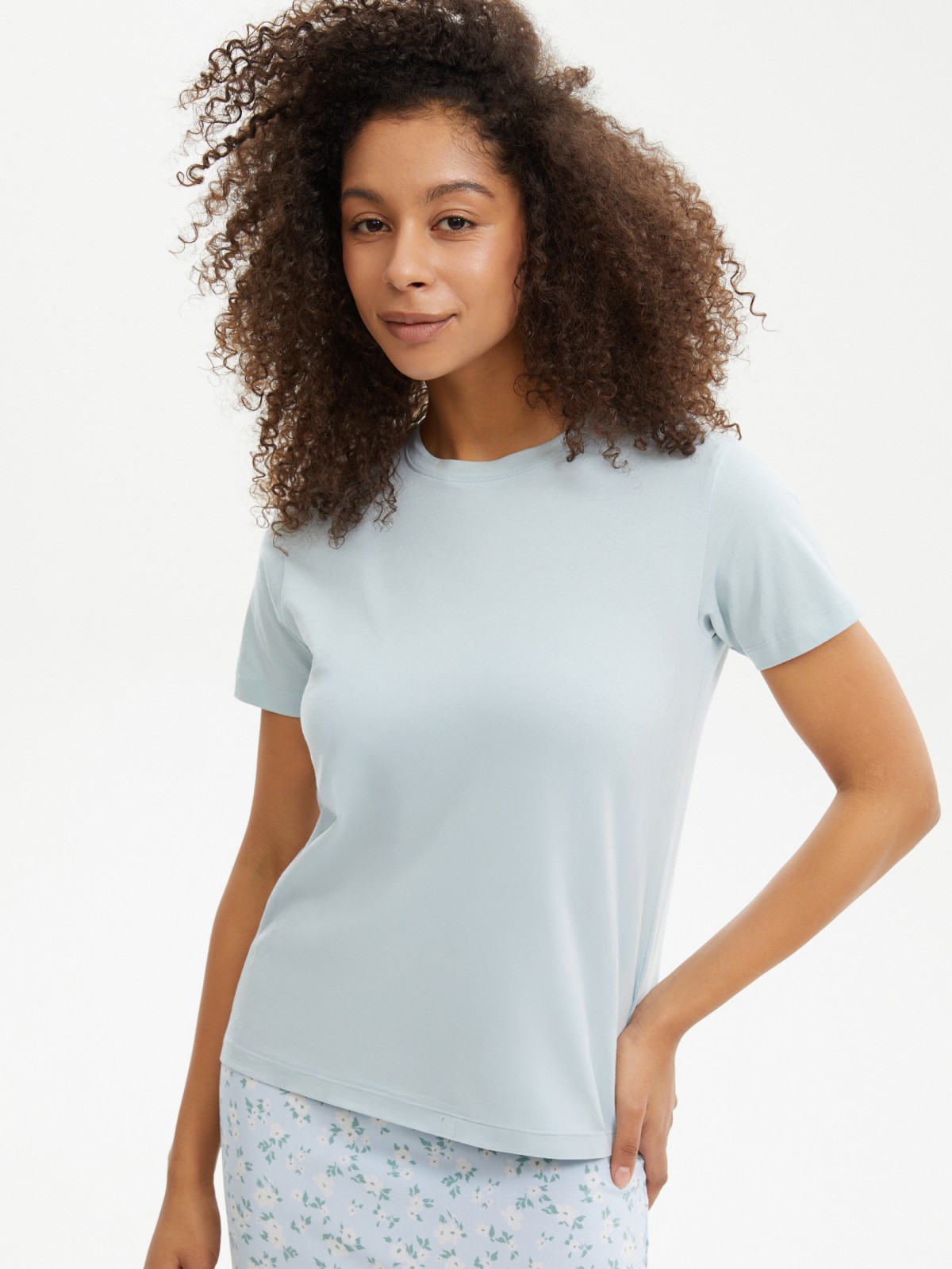 Футболка из хлопка с надписью