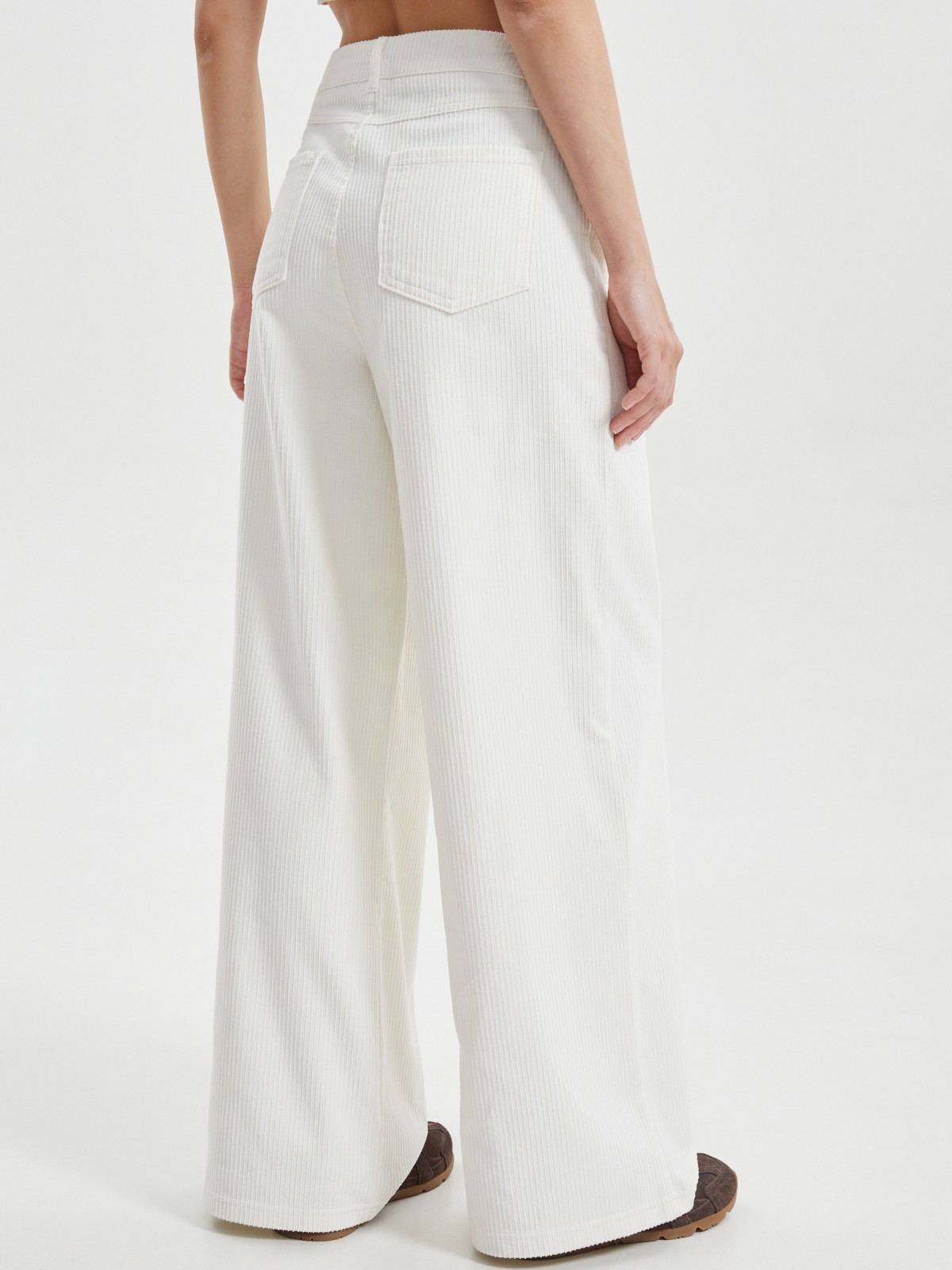 Прямые вельветовые брюки из хлопка