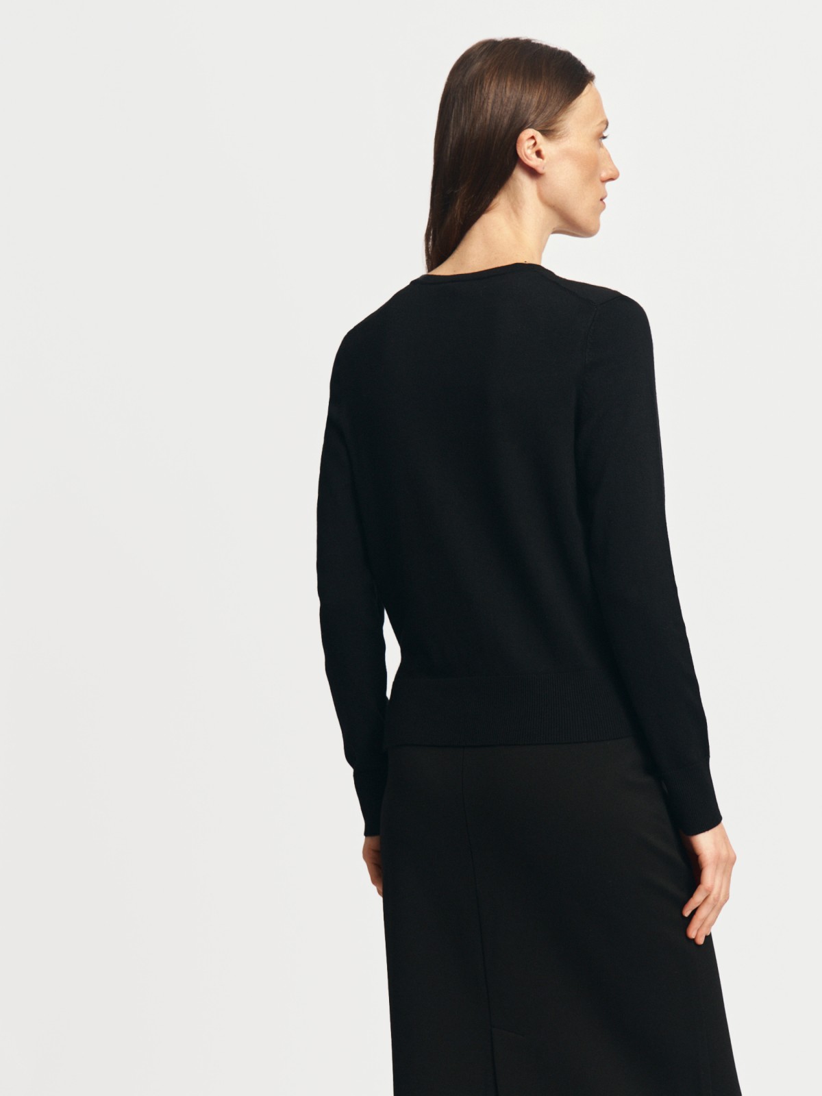 Короткий кардиган на пуговицах