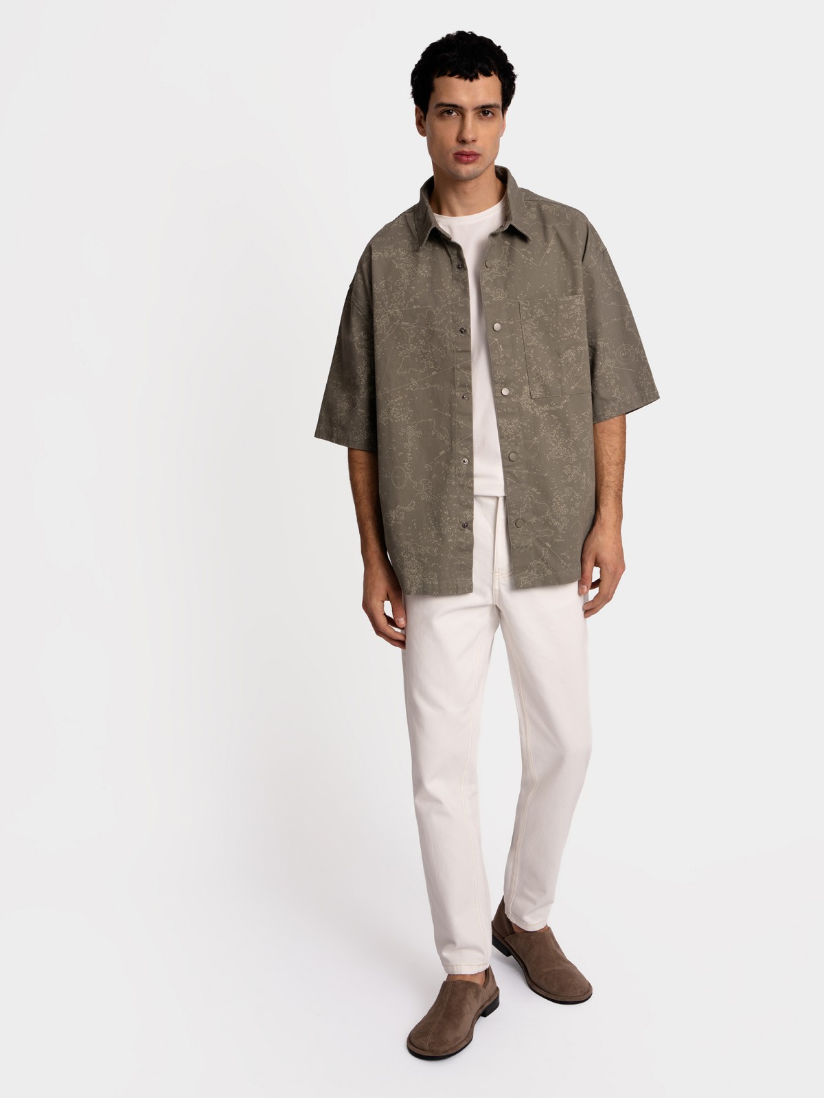 Рубашка с  короткими рукавами