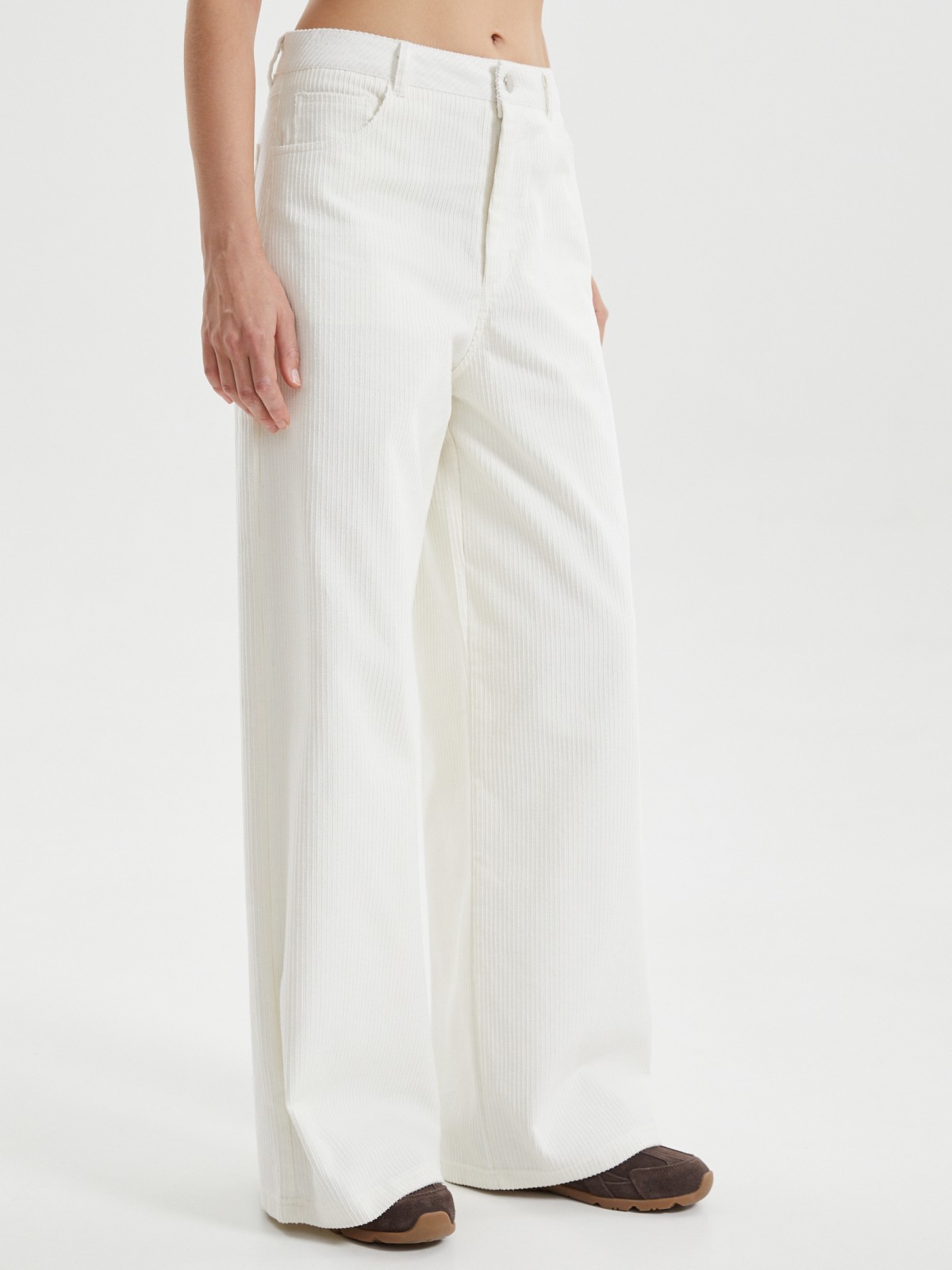 Прямые вельветовые брюки из хлопка