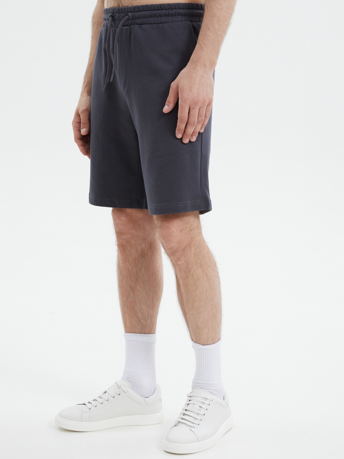 Трикотажные шорты на резинке из хлопка