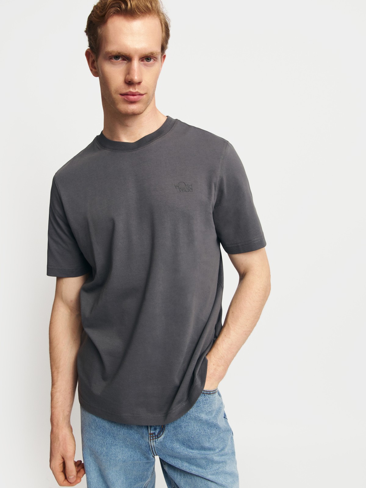 Футболка из хлопка с коротким рукавом