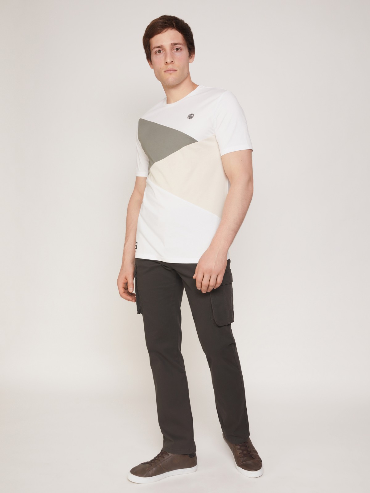 Хлопковая футболка с принтом