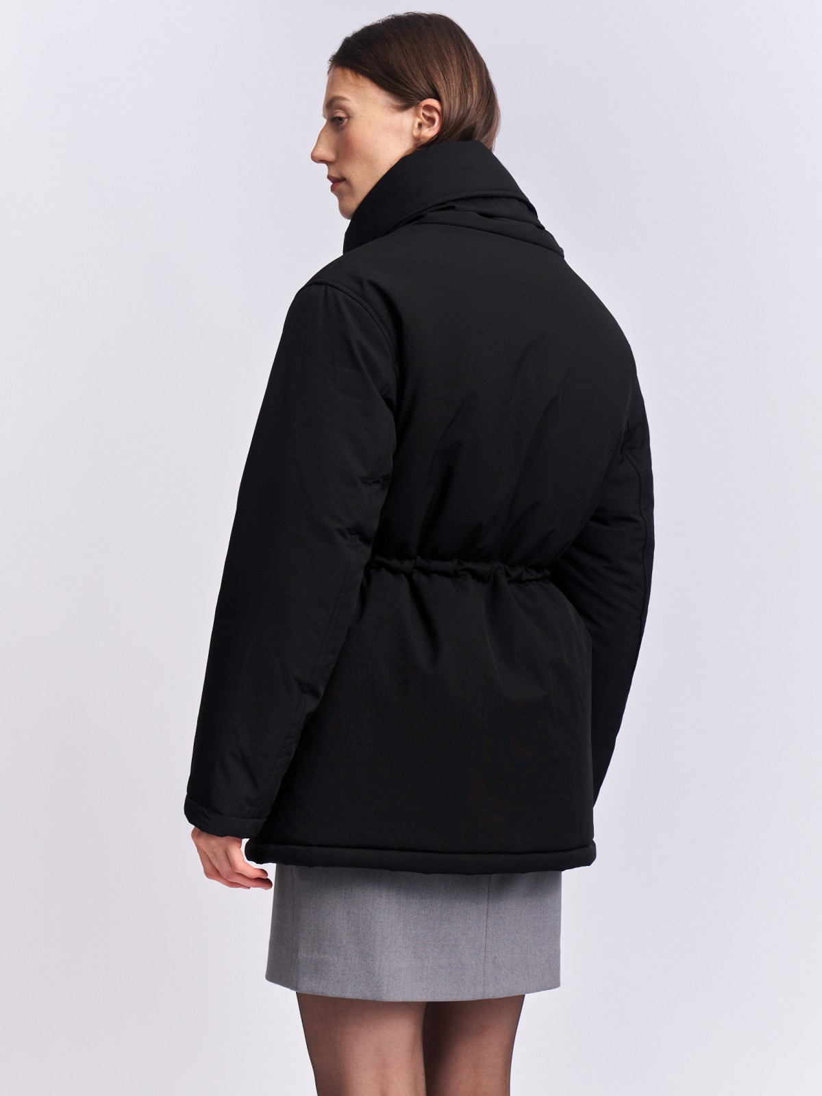 Куртка-парка на синтепоне с воротником