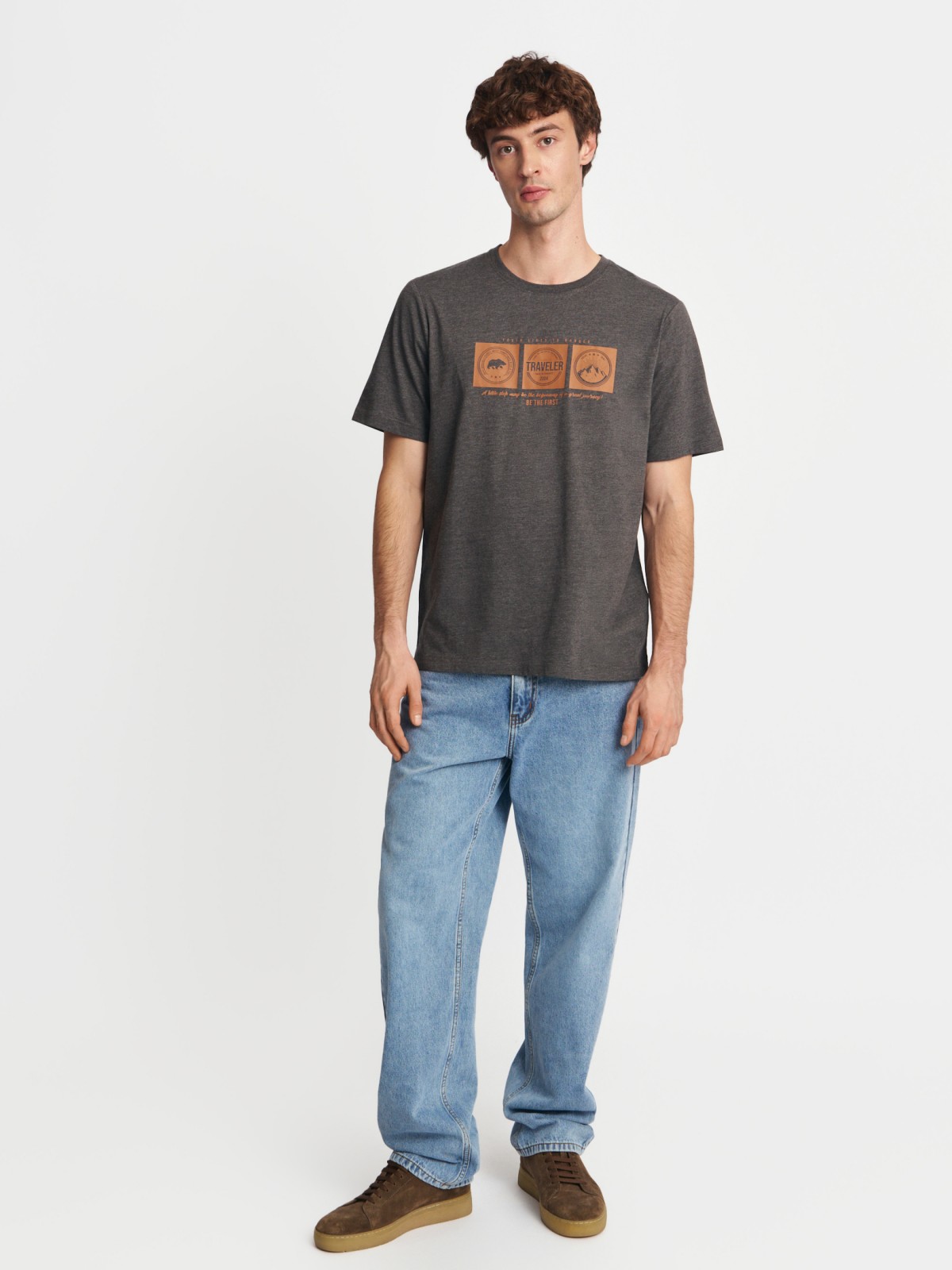 Футболка с принтом