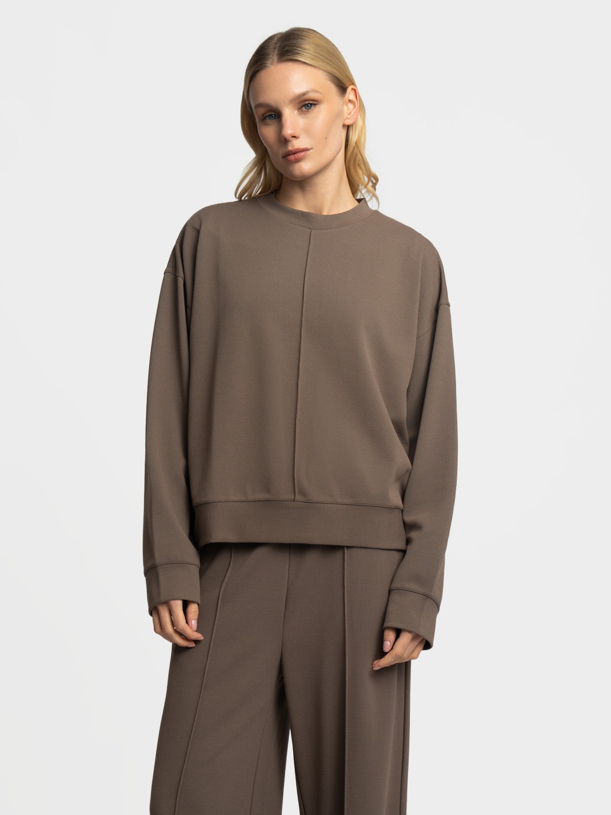 Свитшот однотонный без принта