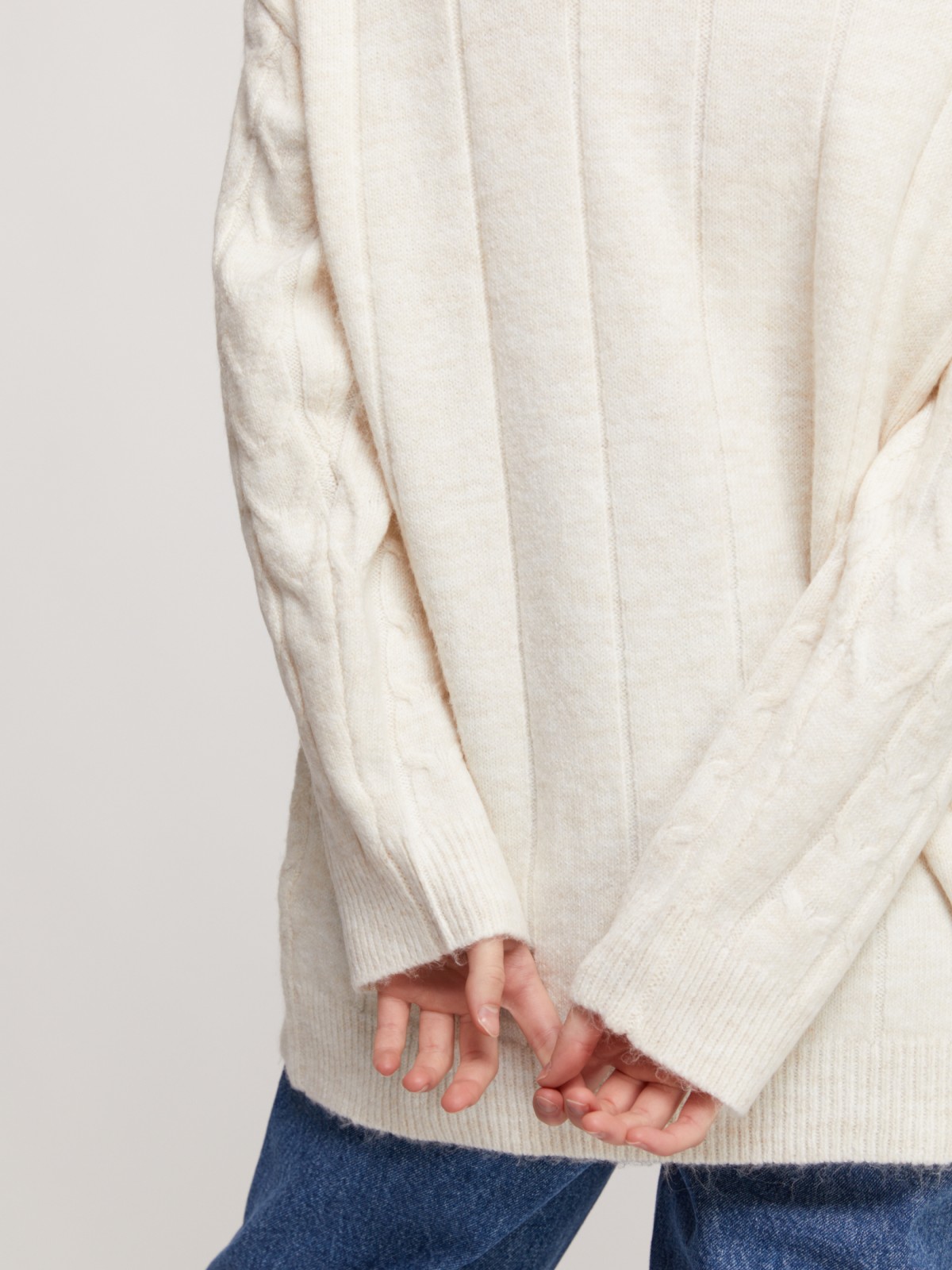 Джемпер с длинными рукавами