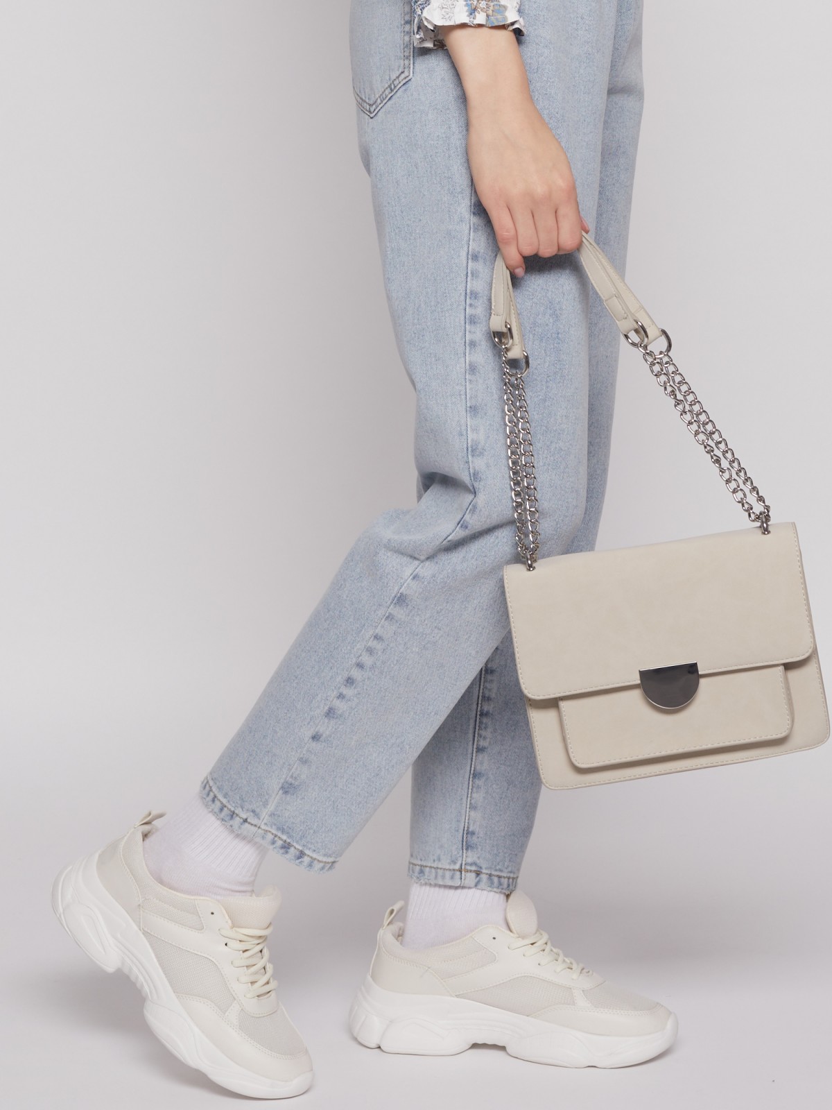 Замшевая сумка кросс-боди