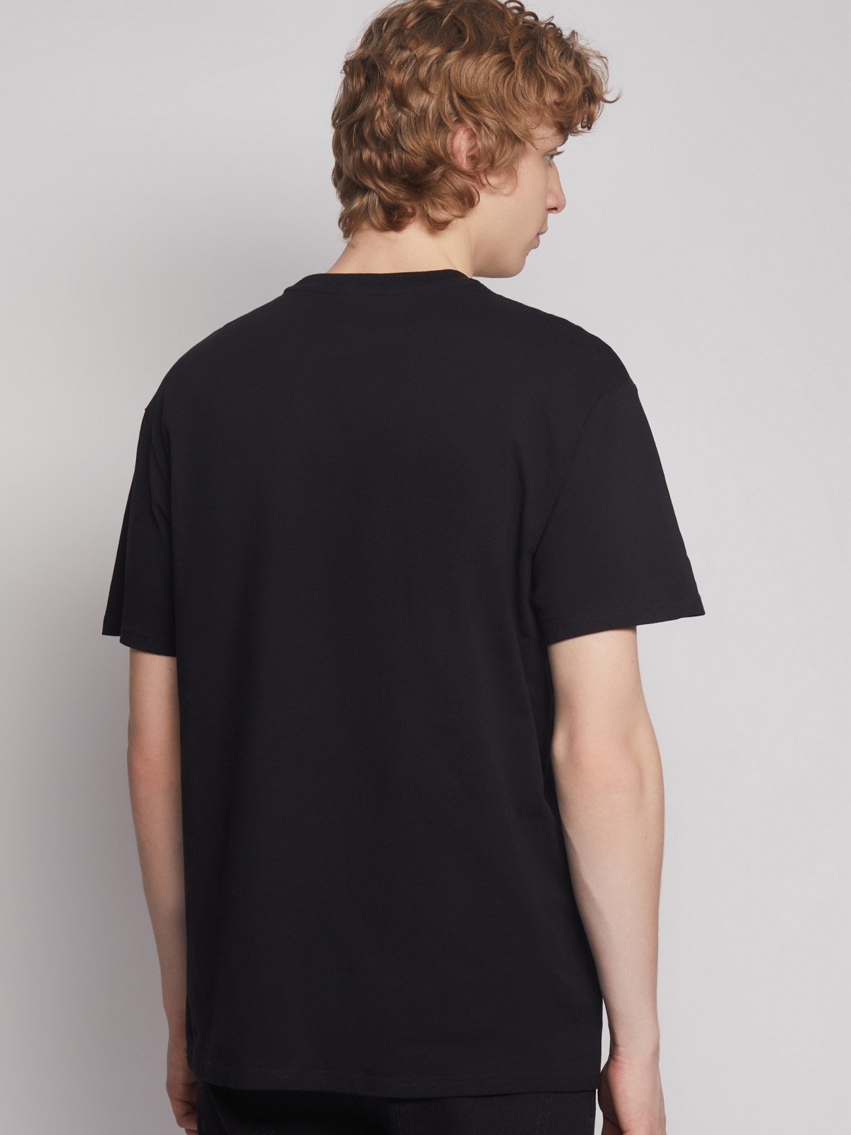 Футболка с принтом-надписью