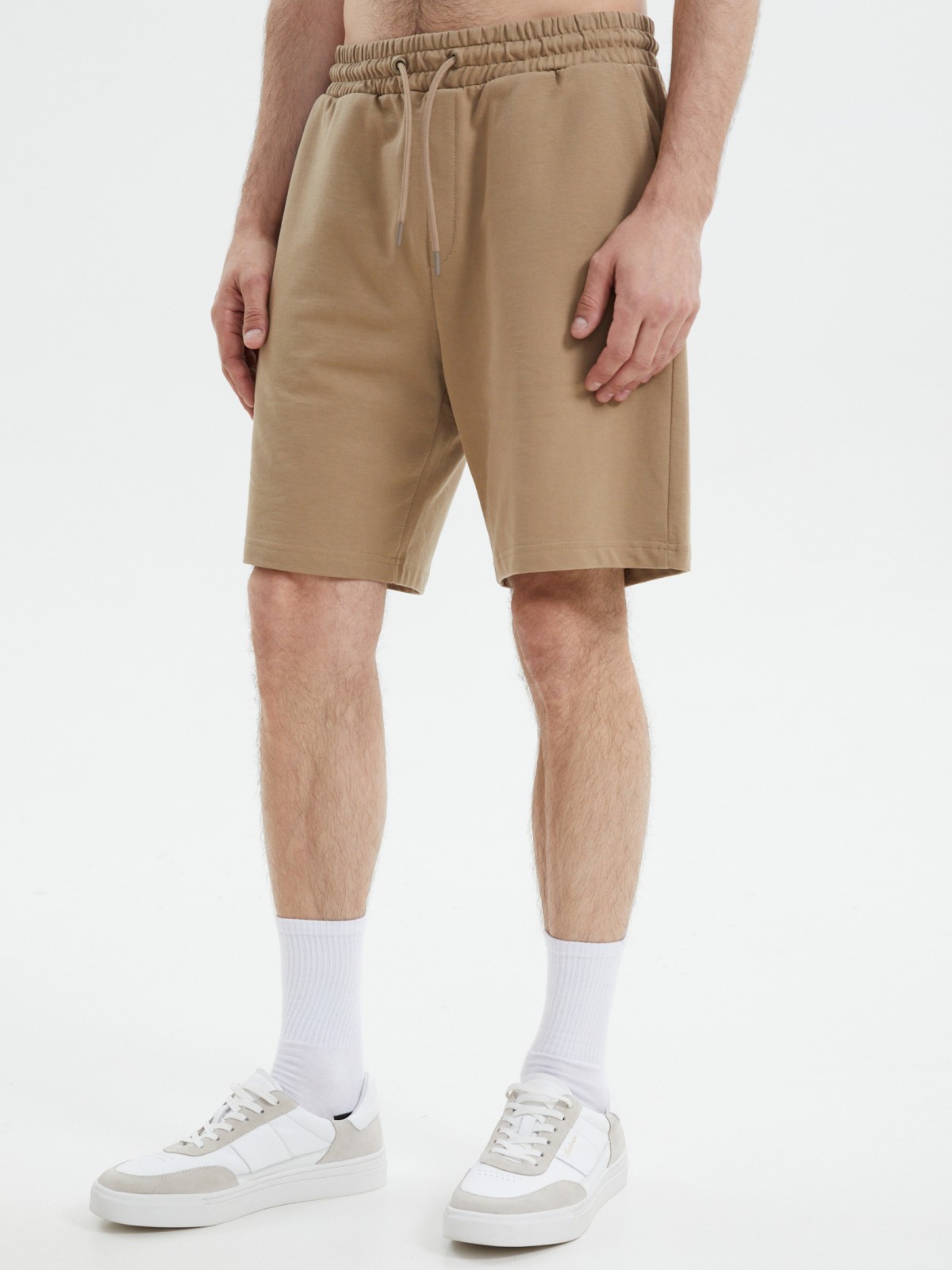 Трикотажные шорты на резинке из хлопка