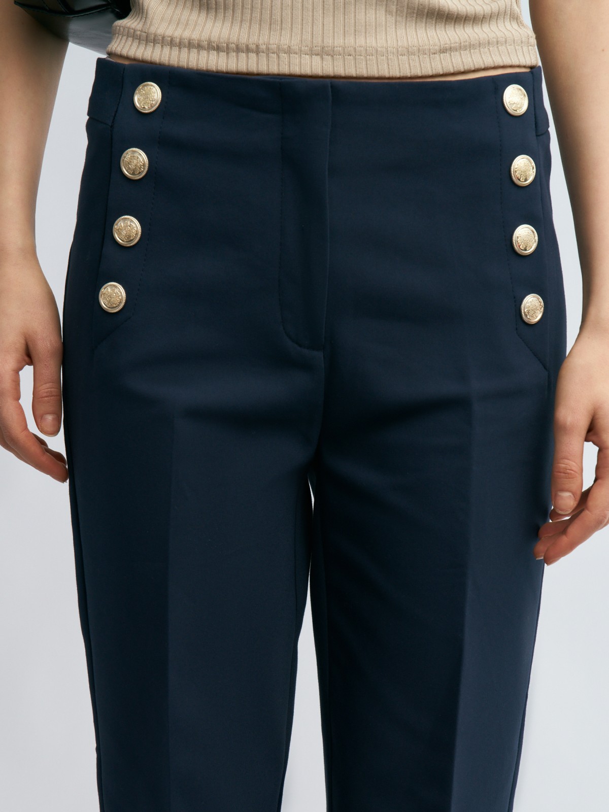 Брюки фасона Slim со стрелками 