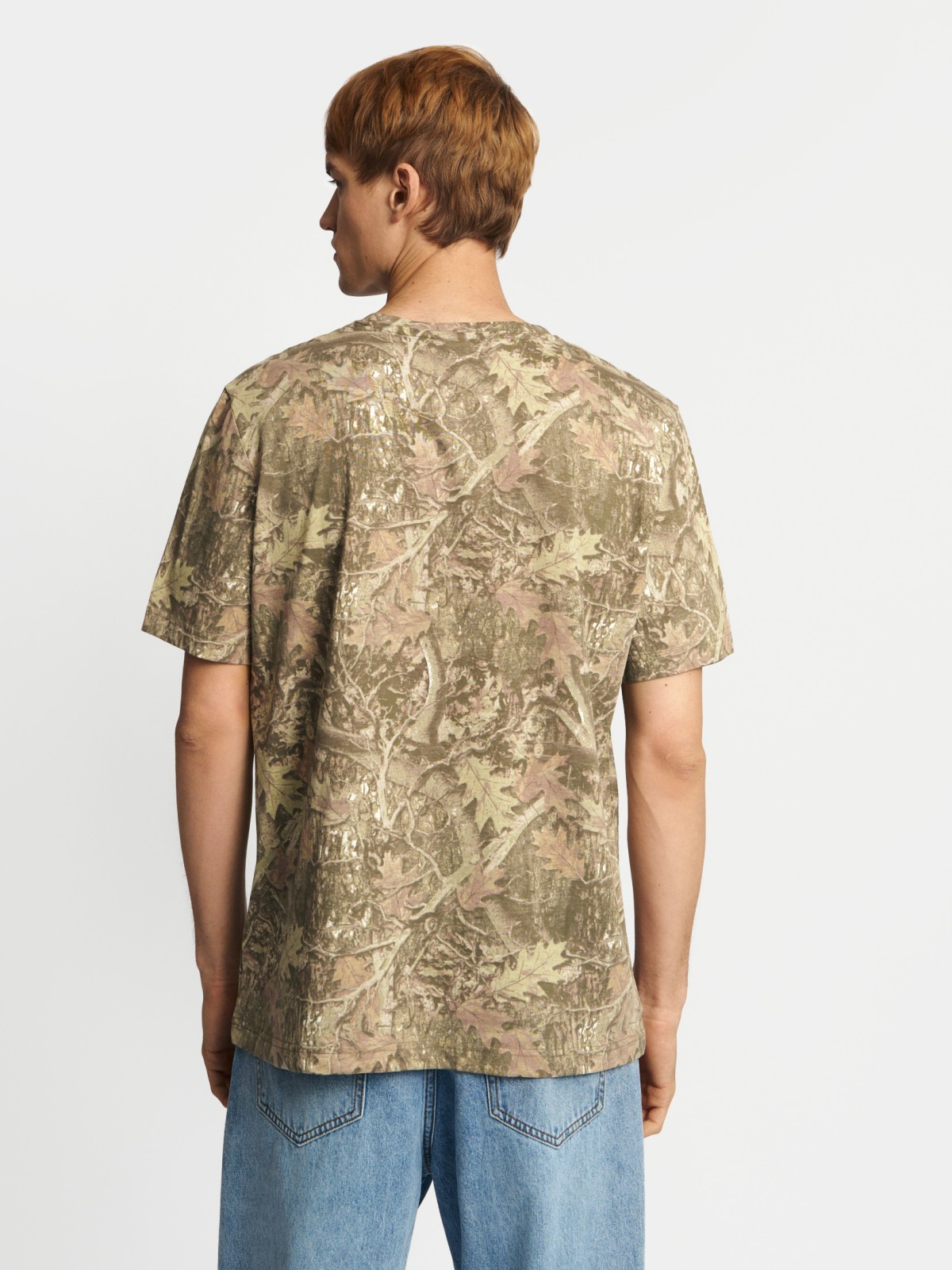 Футболка из хлопка с принтом