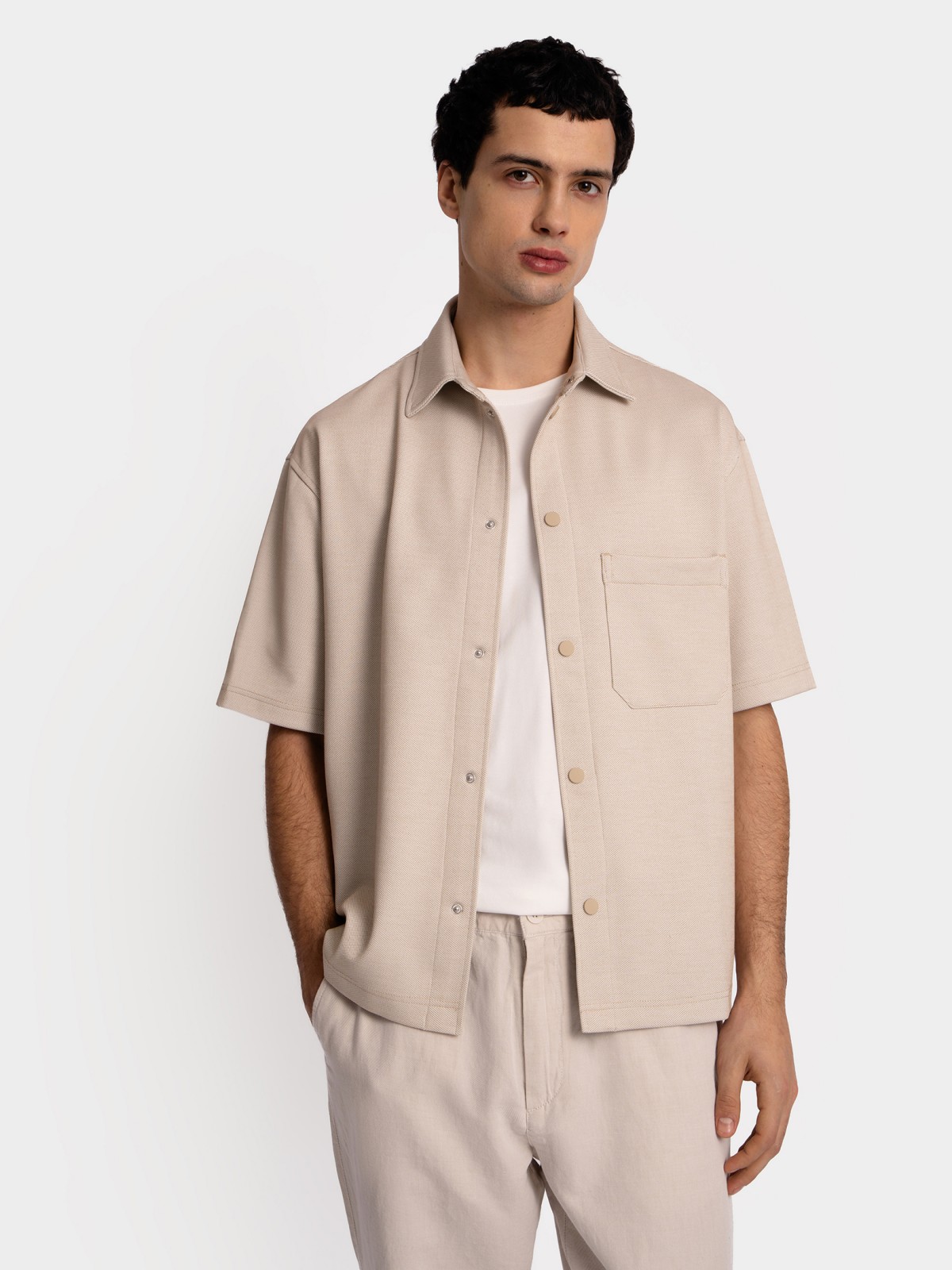 Рубашка с  короткими рукавами