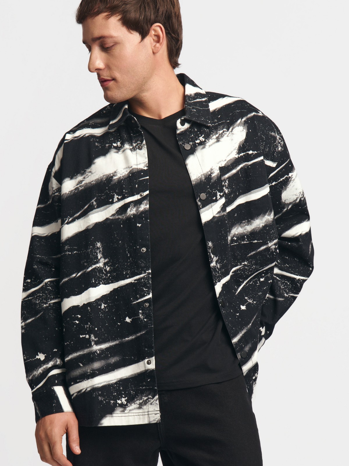 Рубашка с длинными  рукавами