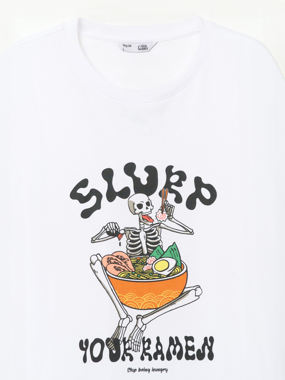 Футболка из хлопка с принтом