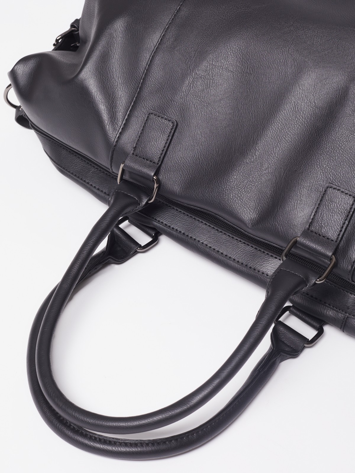 Дорожная сумка из искусственной кожи zolla 012319462125, цвет черный, размер No_size - фото 4