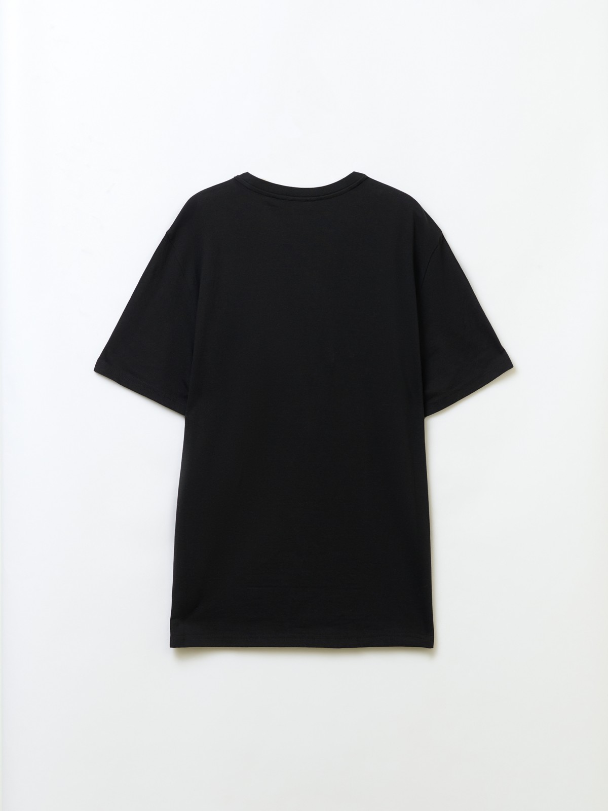 Футболка из хлопка с принтом-надписью