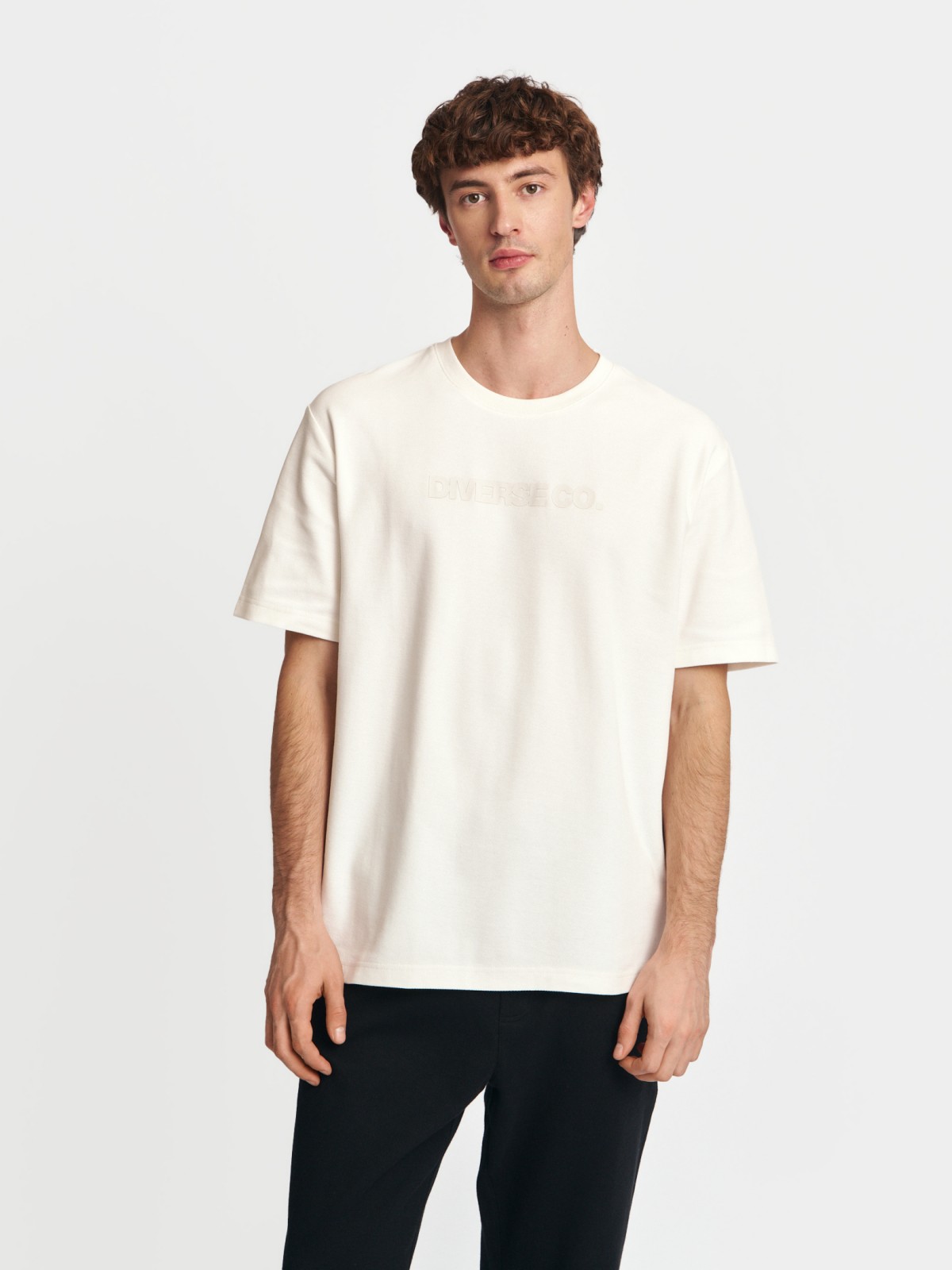 Футболка из хлопка с принтом