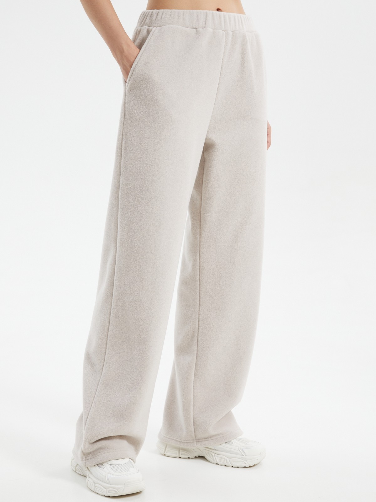 Брюки из флиса на резинке