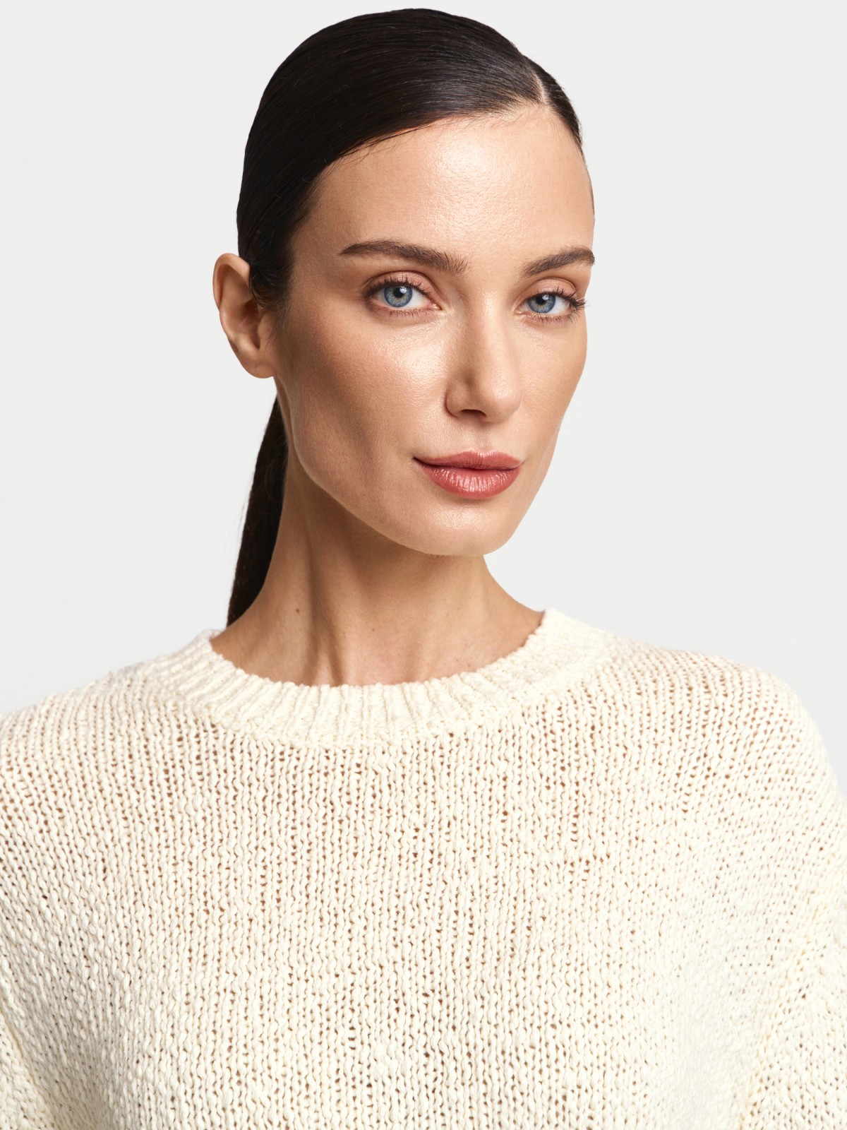 Вязаный джемпер с длинным рукавом