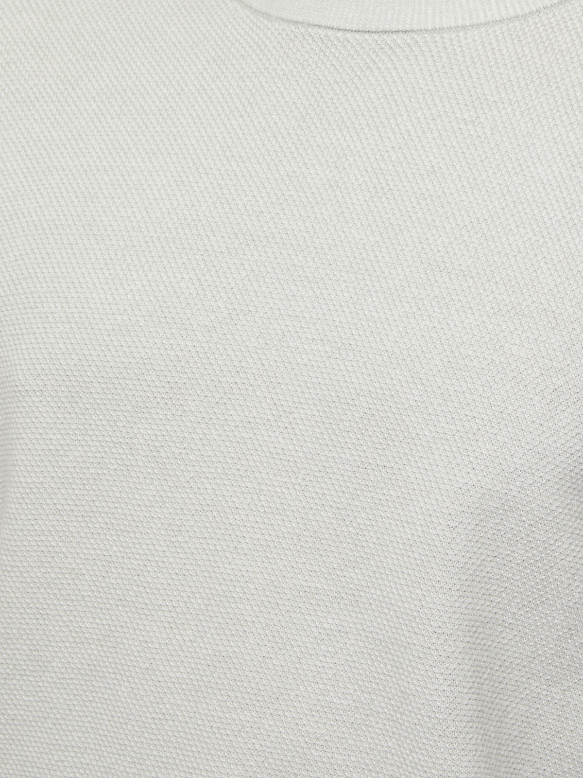 Тонкий трикотажный джемпер из хлопка с длинным рукавом zolla 014116101053, цвет мятный, размер M - фото 5