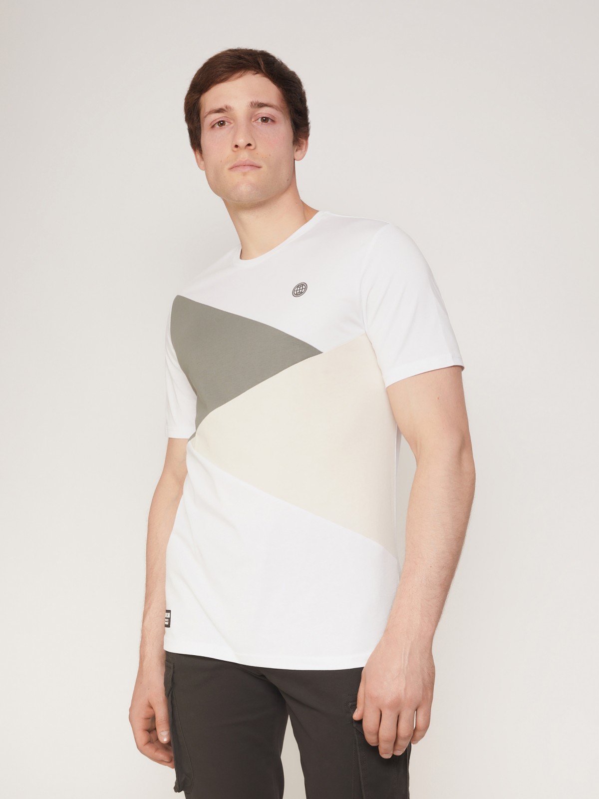 Хлопковая футболка с принтом