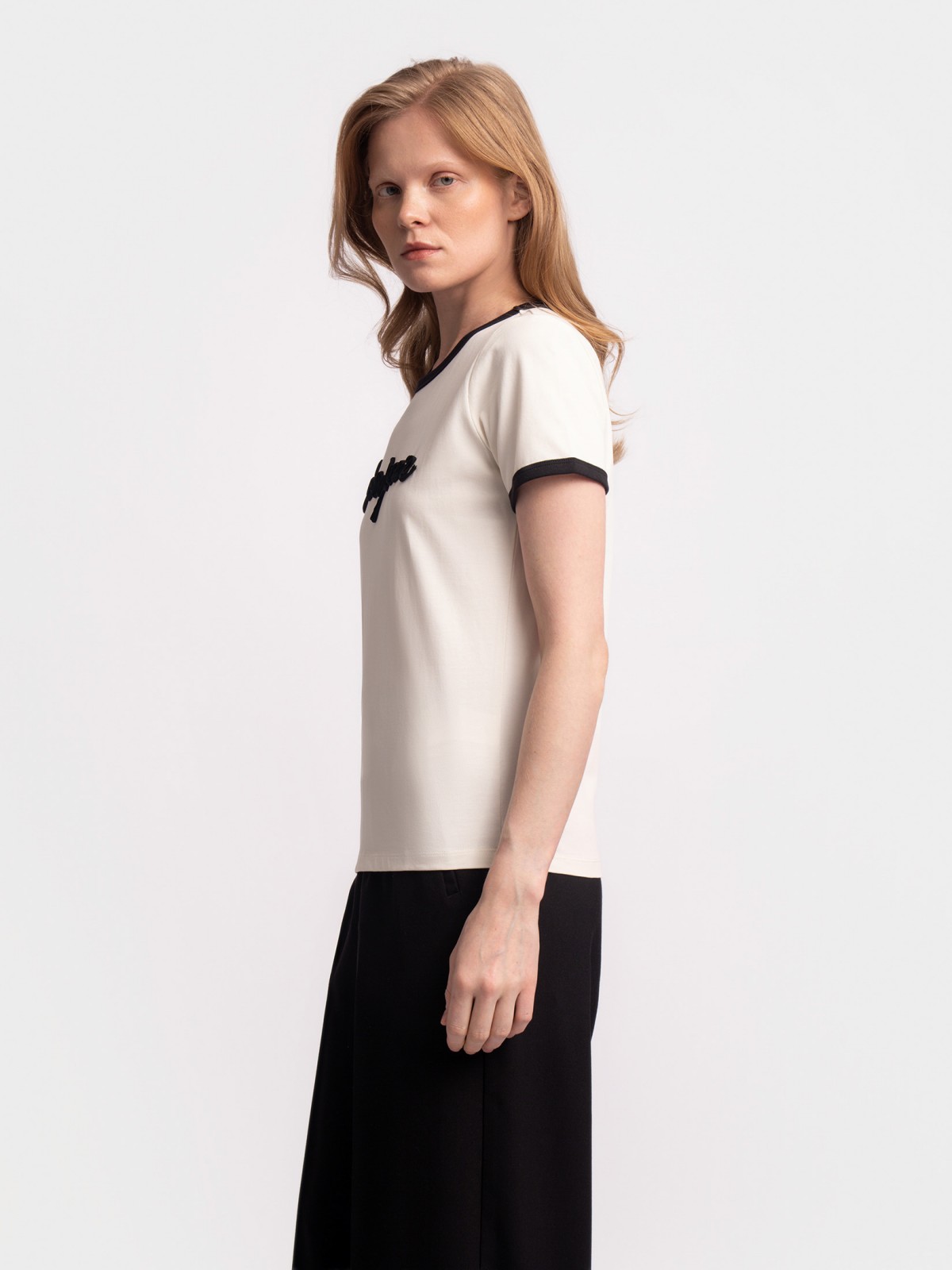 Футболка из хлопка с надписью