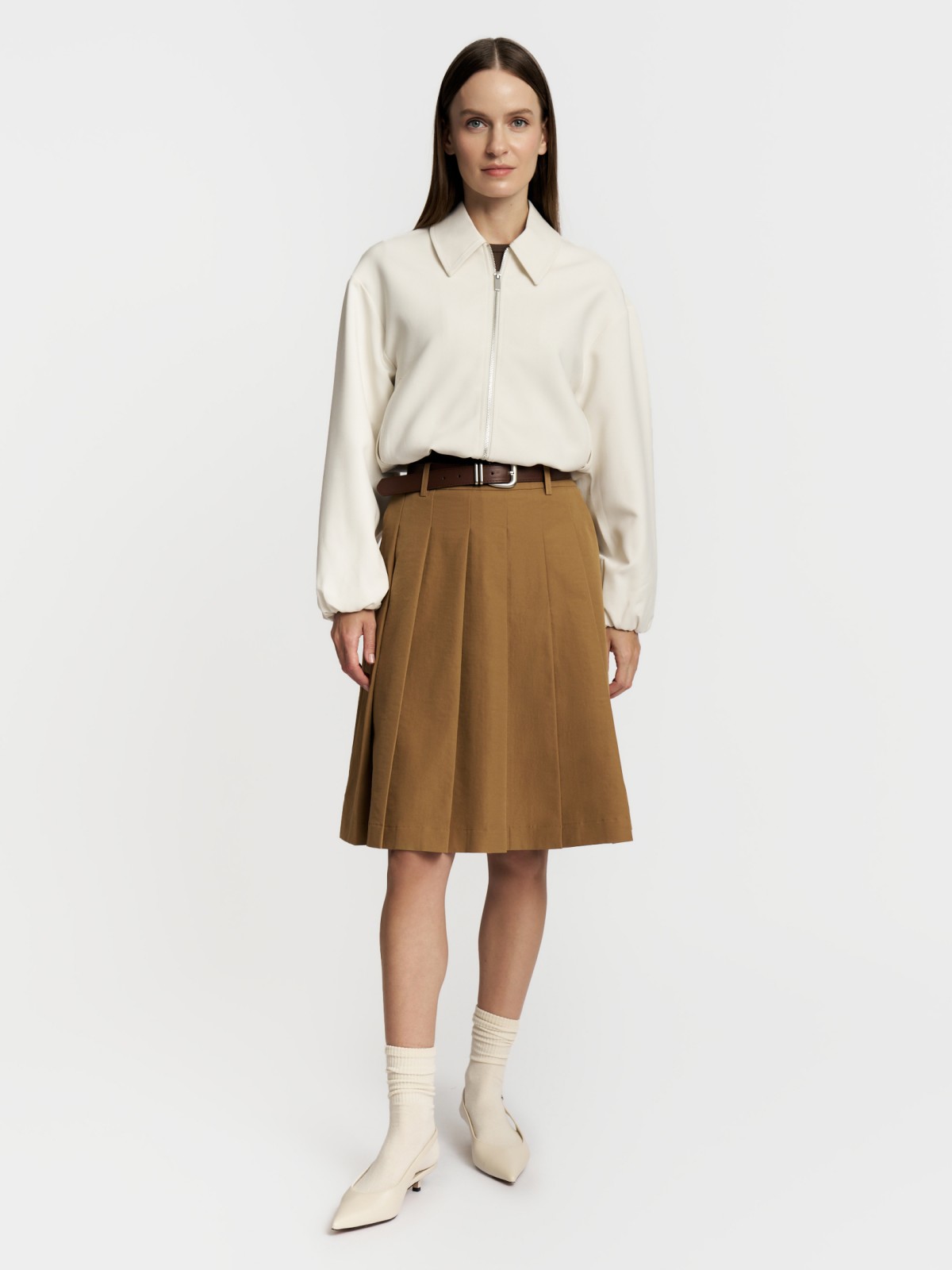 Куртка-бомбер с воротником