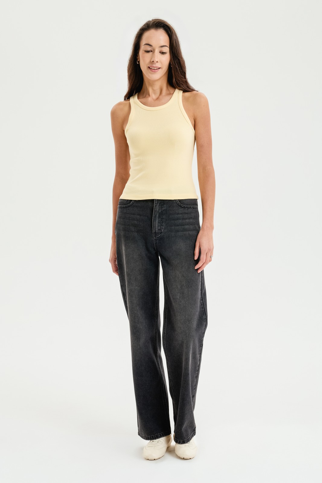 Майка из хлопка без рукавов