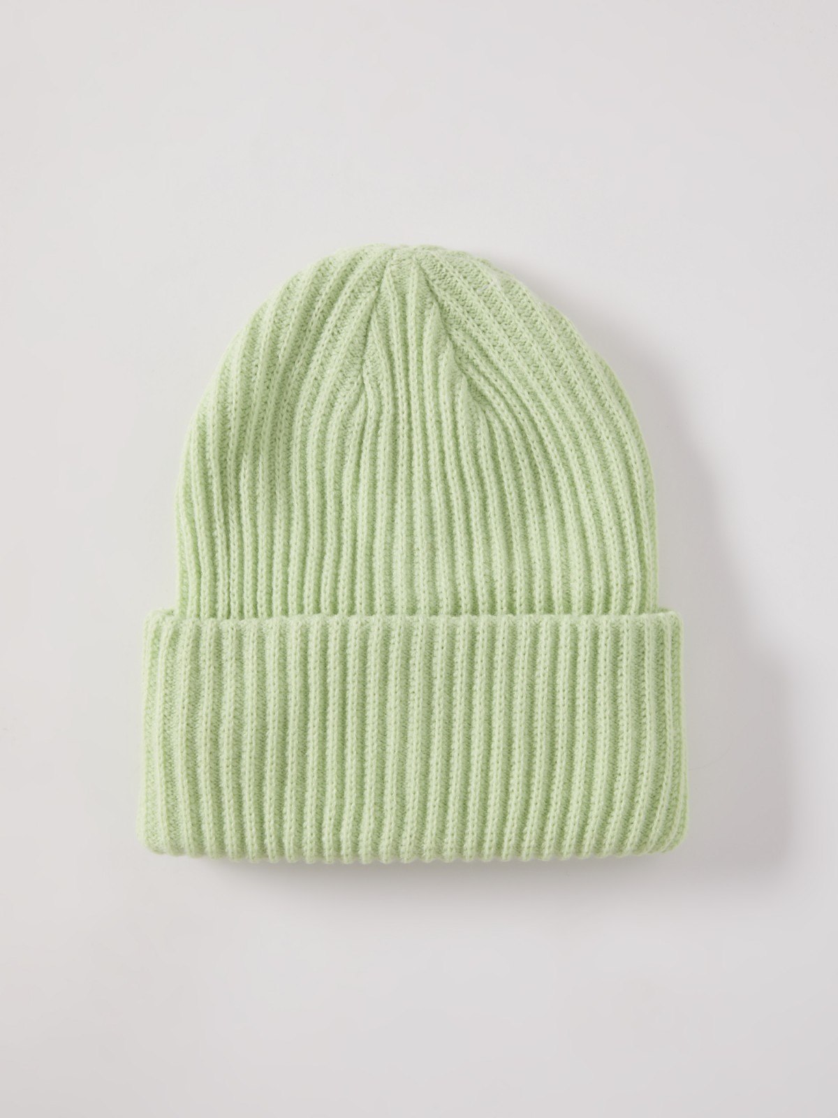 Тёплая шапка-бини zolla 02211924J015, цвет мятный, размер 54-58 - фото 1