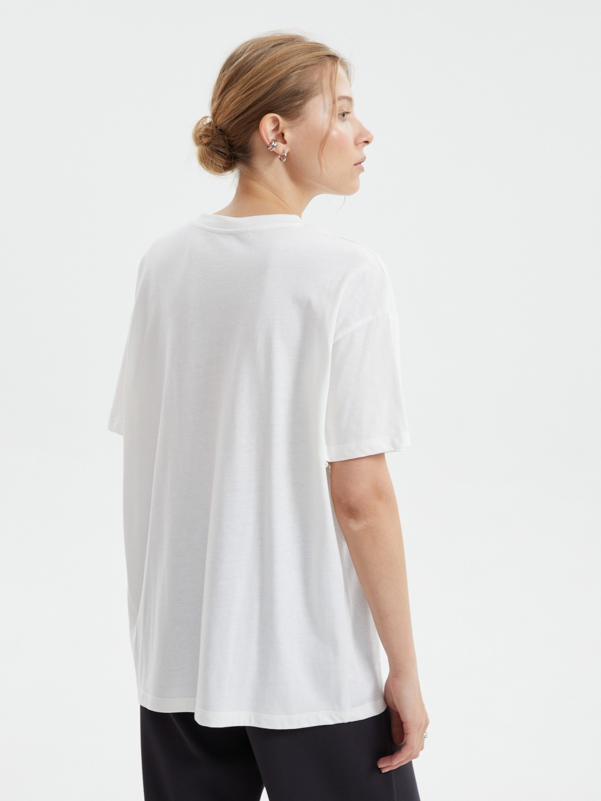 Футболка оверсайз с принтом