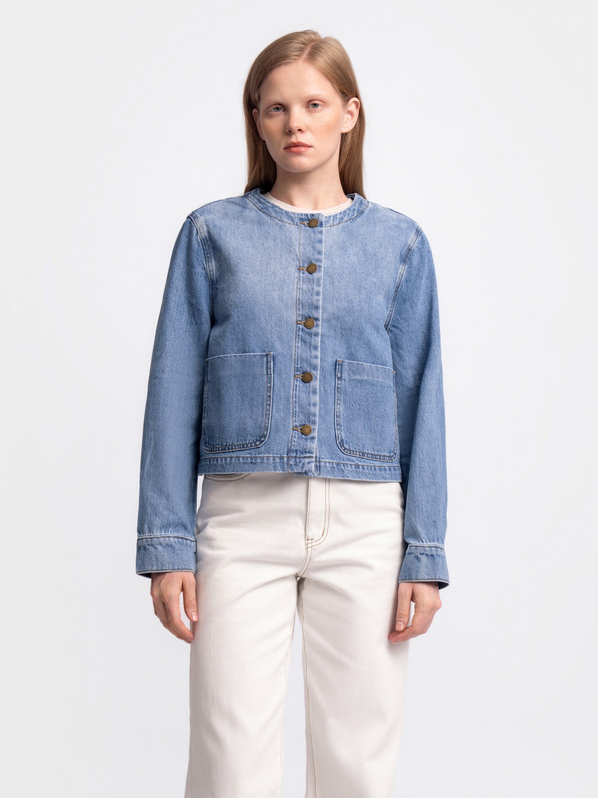 Джинсовая куртка из хлопка