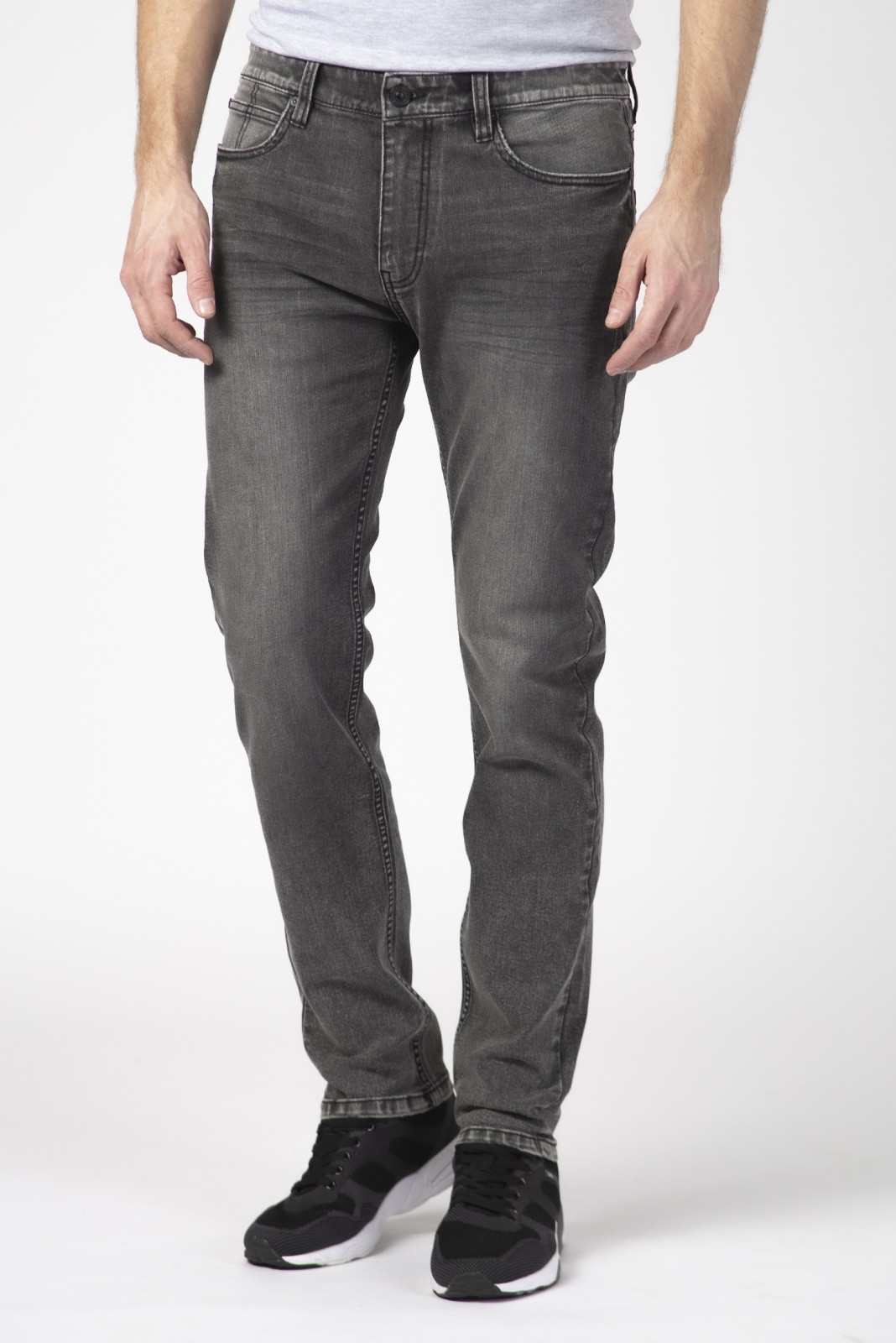 Брюки джинсовые zolla 210217185041, цвет светло-серый, размер 30