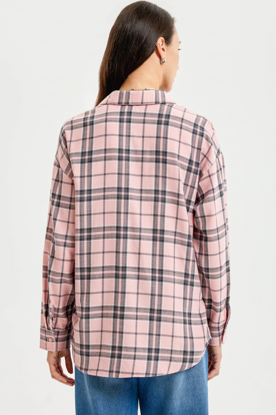 Верхняя рубашка из хлопка в клетку