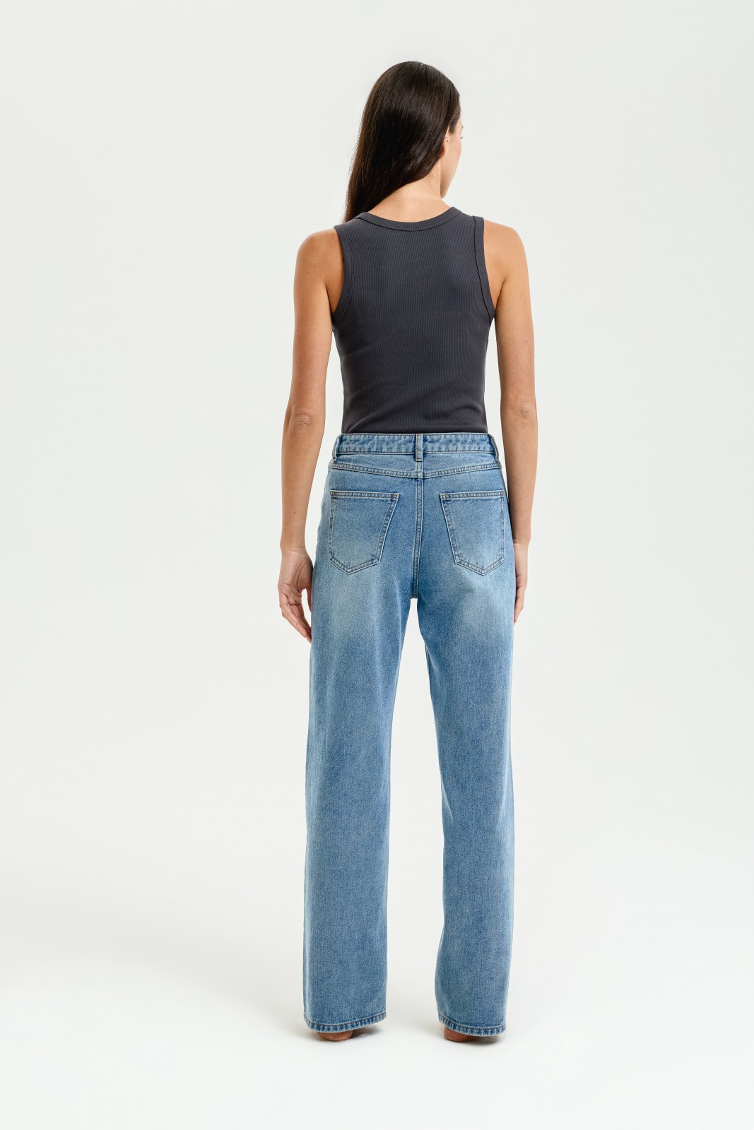 Майка из хлопка без рукавов