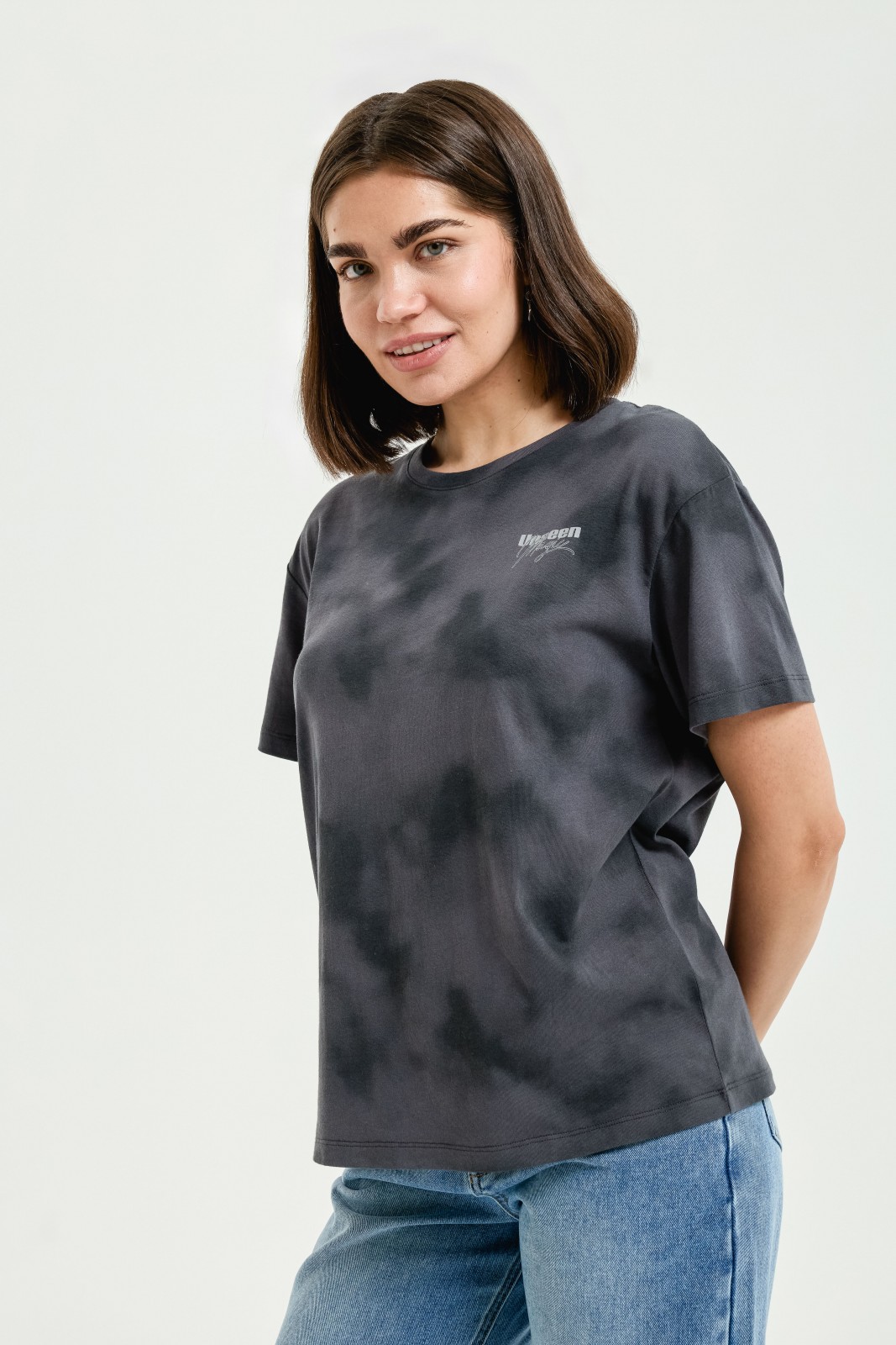 Футболка из хлопка с принтом