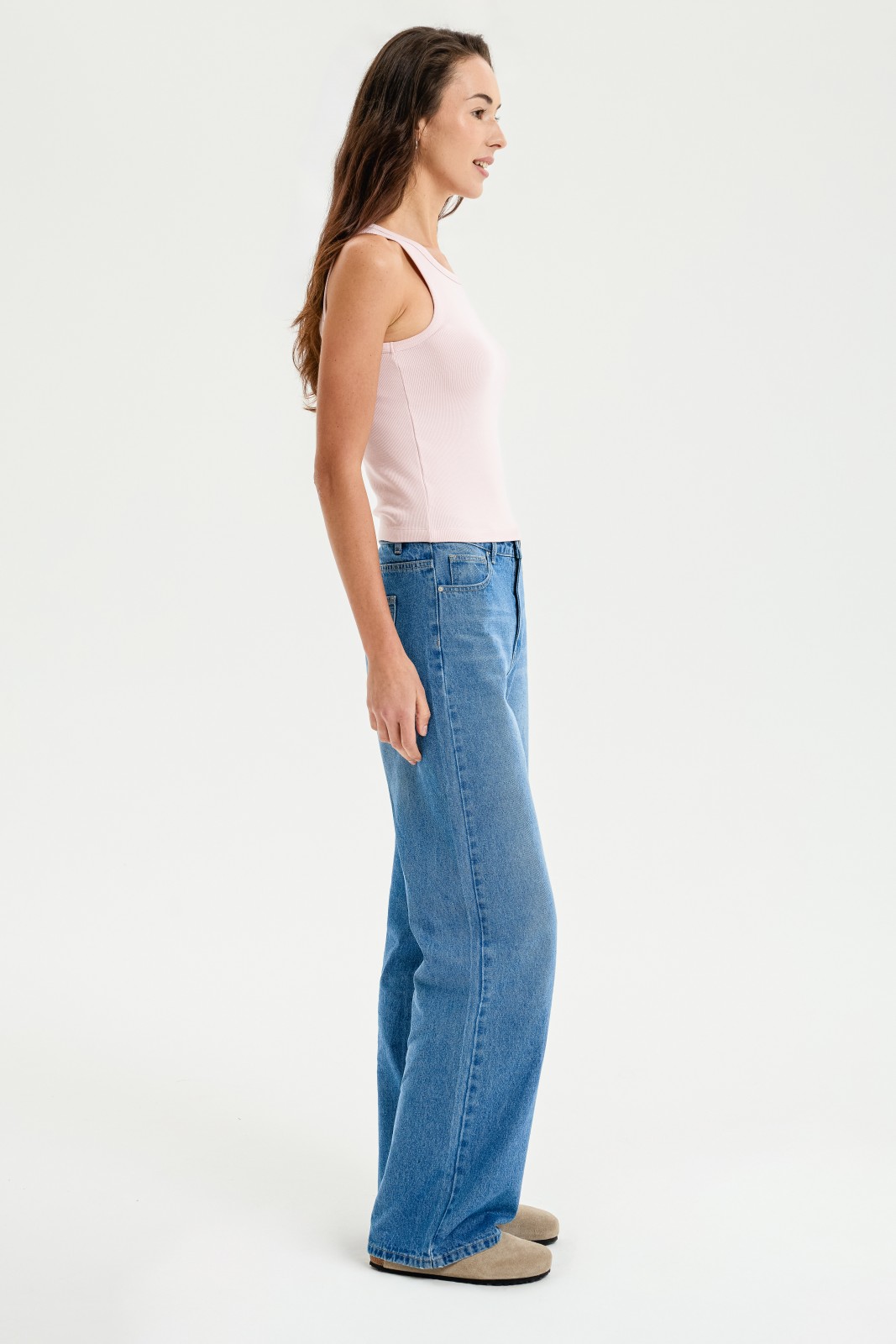 Майка из хлопка без рукавов