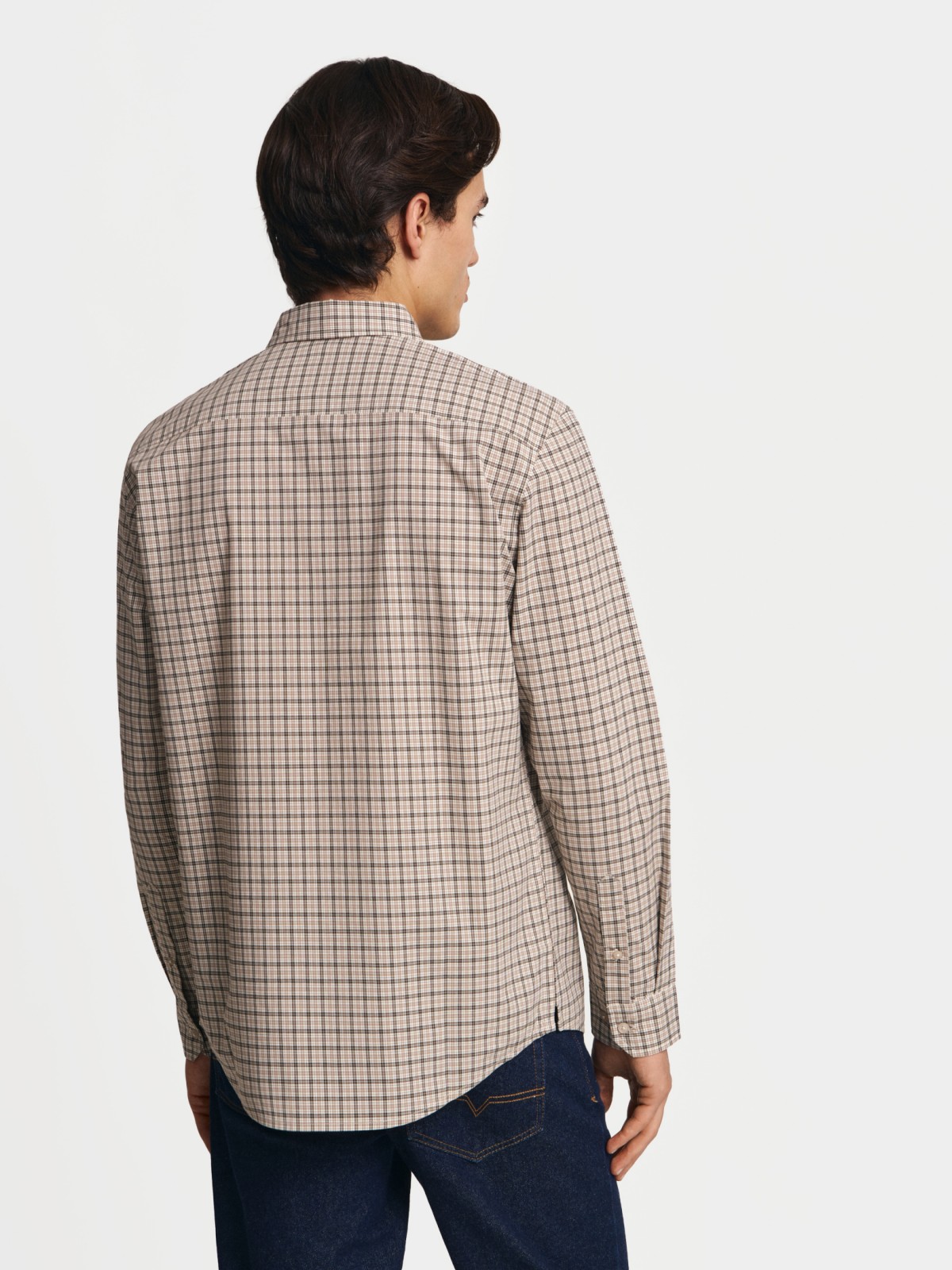 Рубашка из хлопка в клетку 